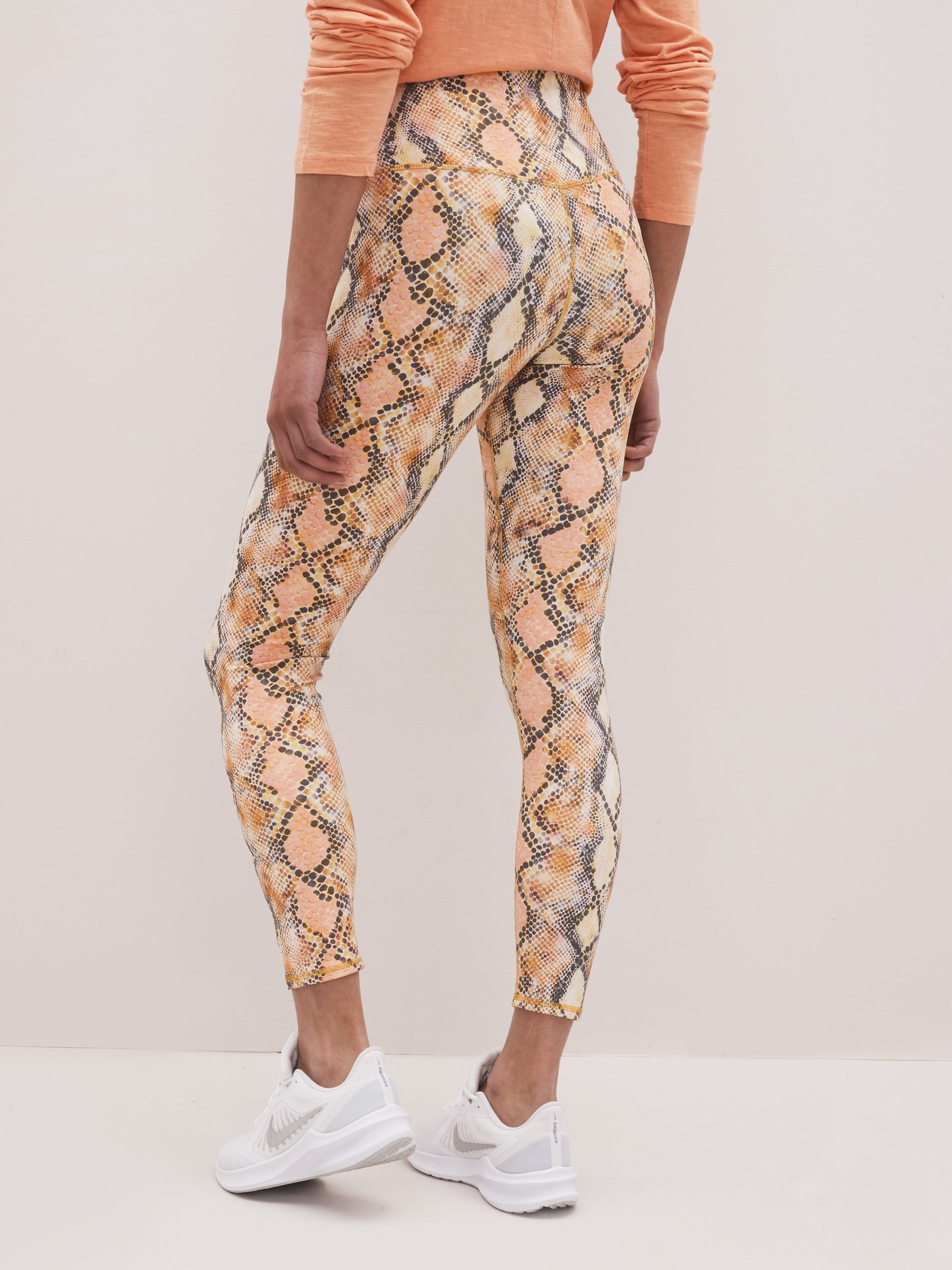Snake Print High Waisted Full Length Leggings - Image 2 of 4