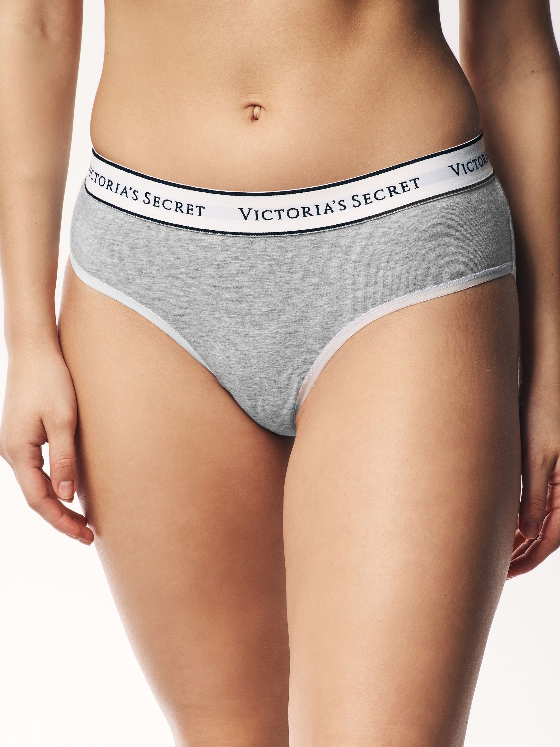 Grey Heather Hipster Logo 4 Pack Knickers - Image 2 of 5
