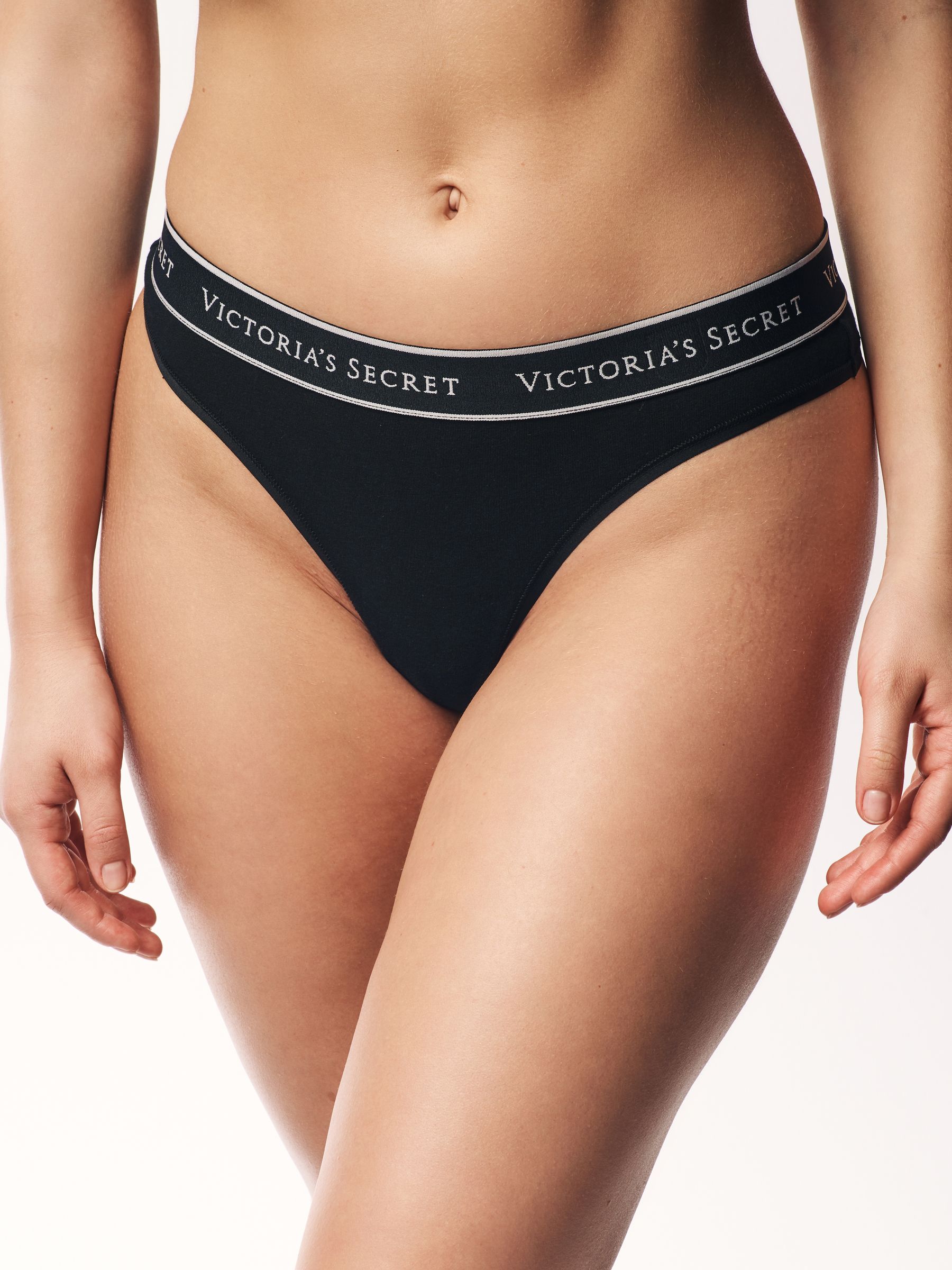 Black Thong Logo 4 Pack Knickers - Image 2 of 5