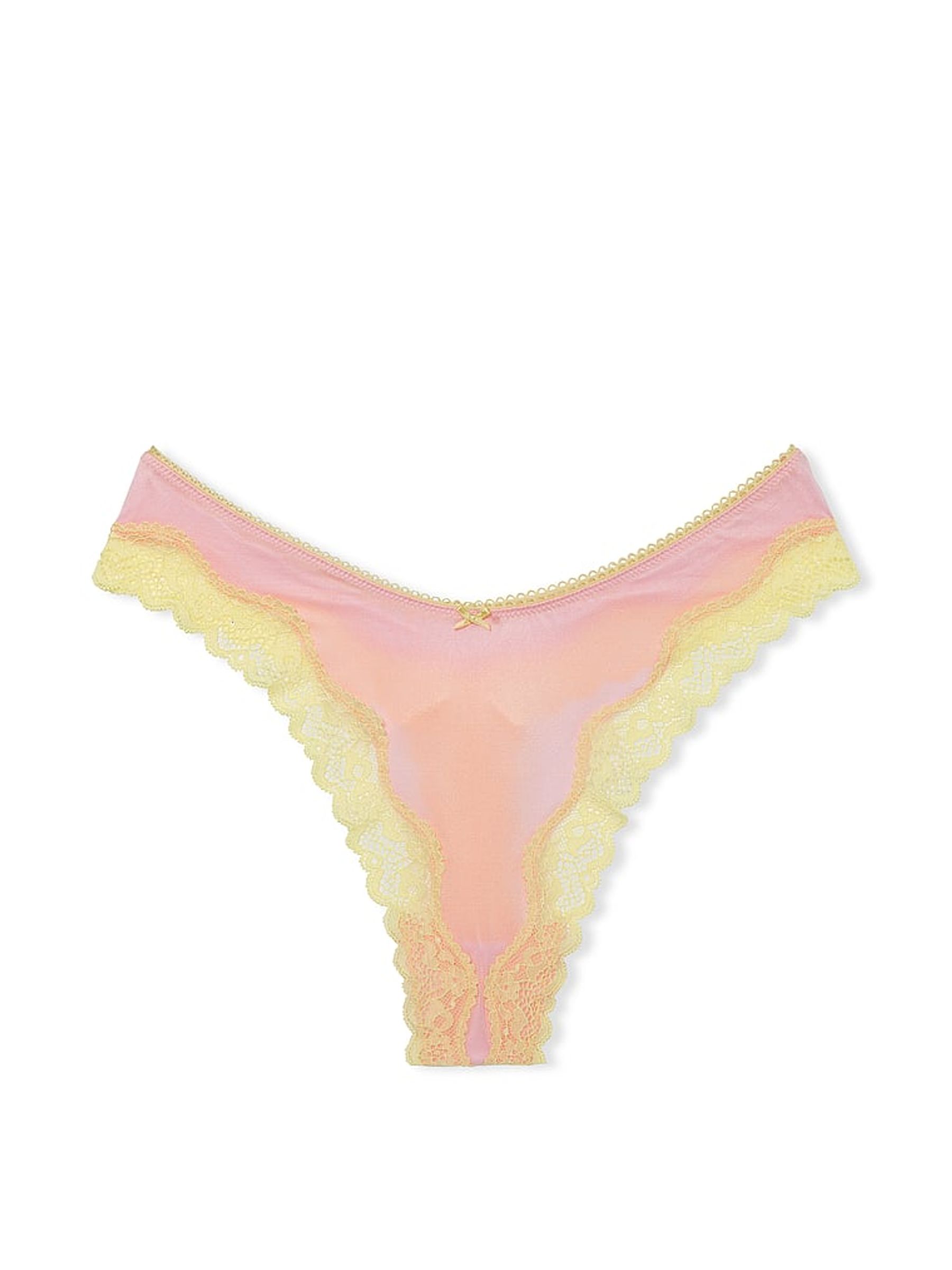 Pretty Blossom Pink Thong Knickers - Image 3 of 3