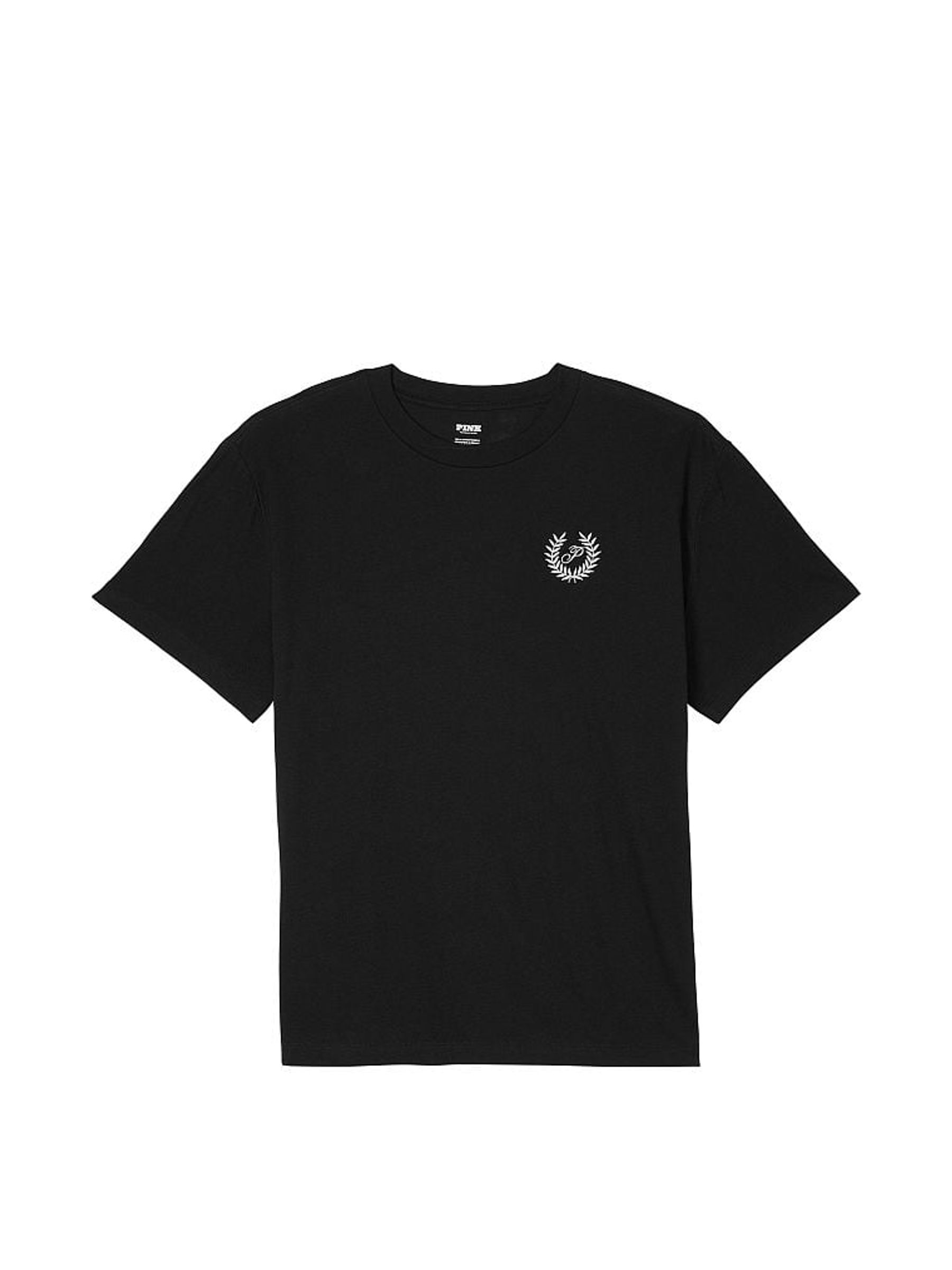 Black Cotton Oversized Pyjama T-Shirt - Image 3 of 4