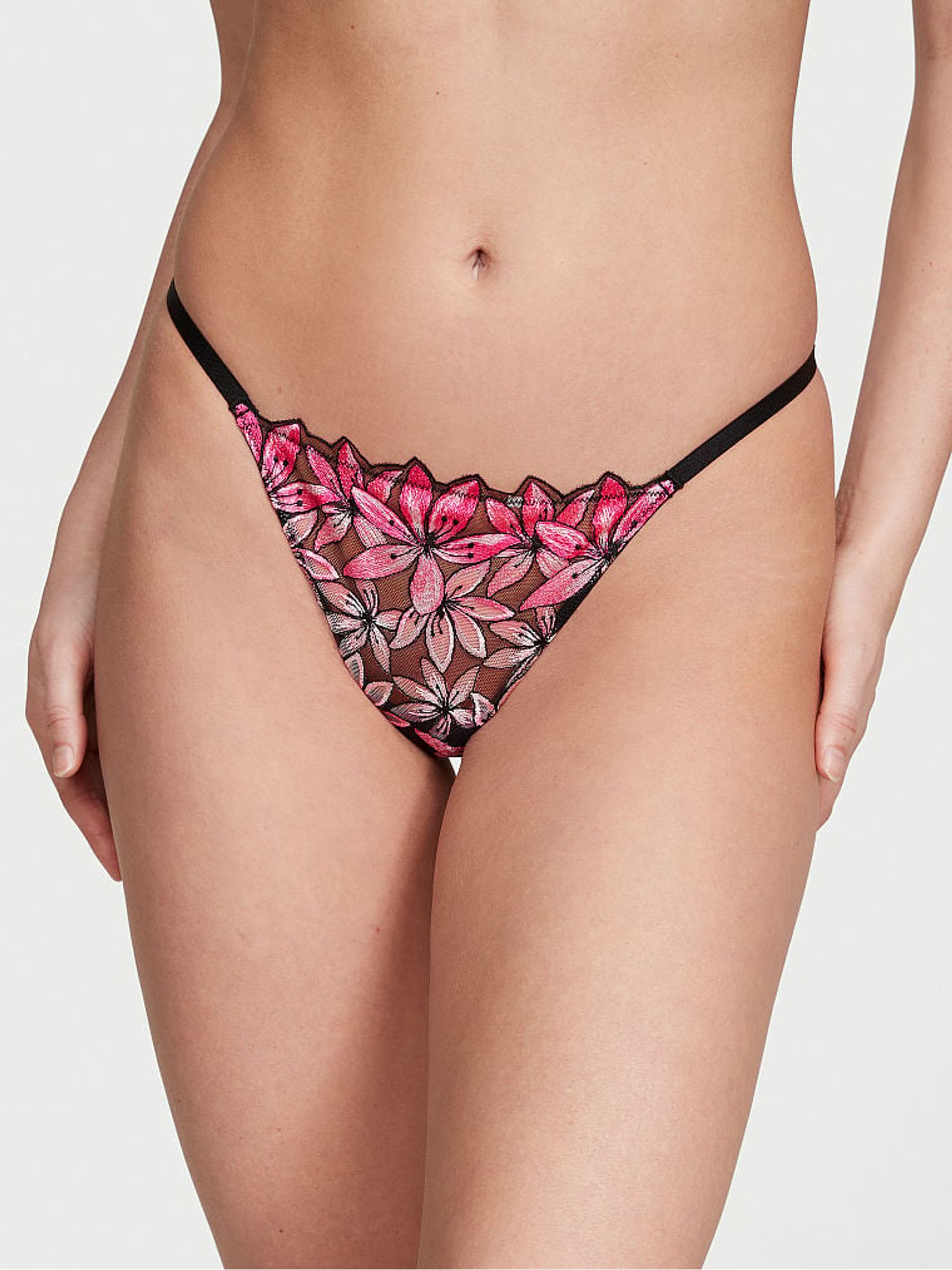 Pink Ziggy Pink G String Knickers - Image 1 of 3