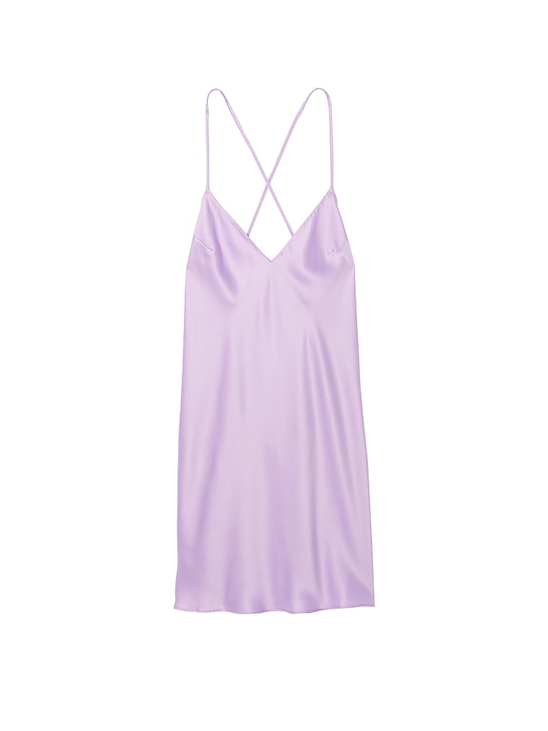 Unicorn Purple Satin Open Back Slip - Image 3 of 3