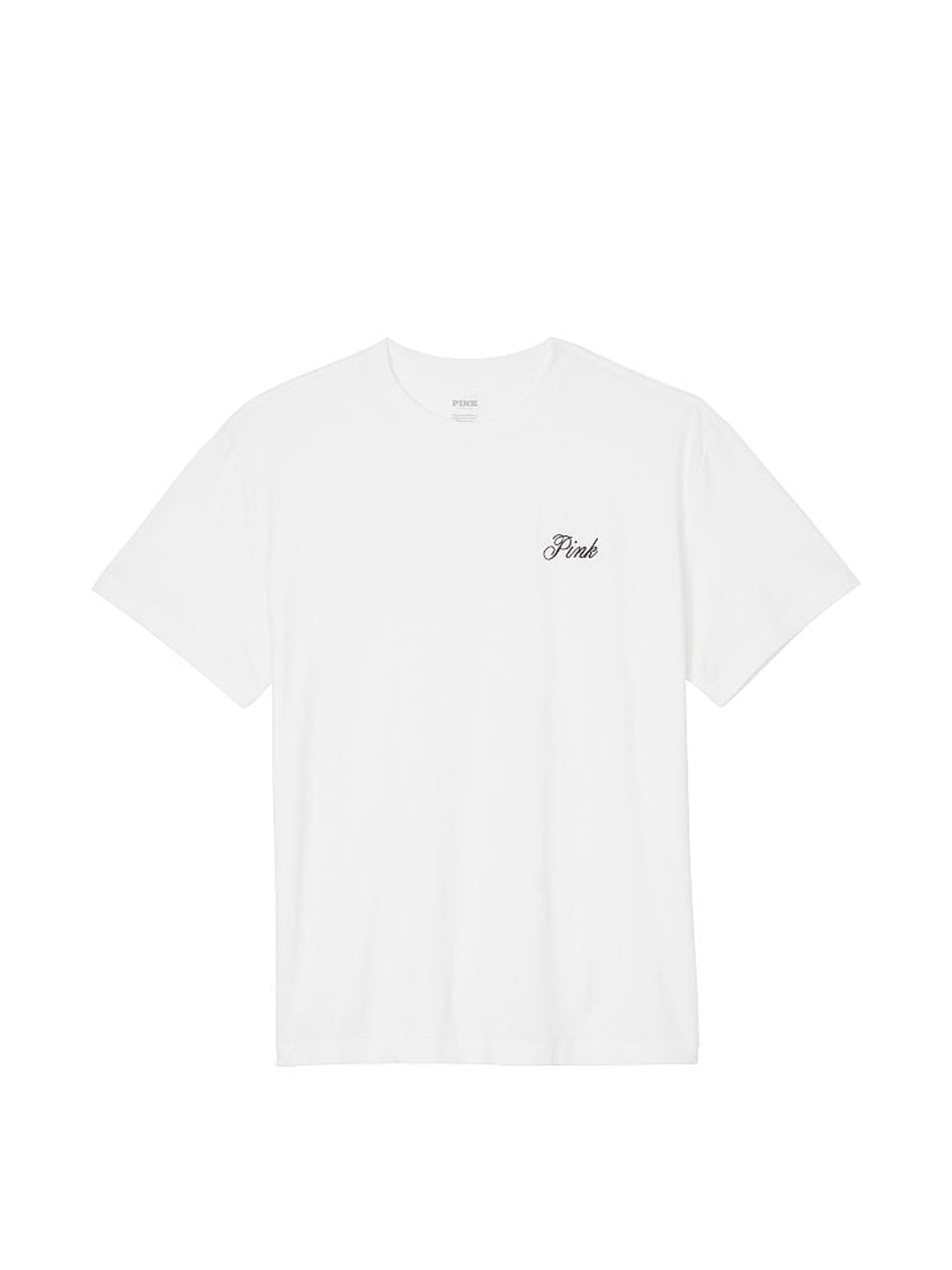 White Cotton Oversized Pyjama T-Shirt - Image 3 of 3