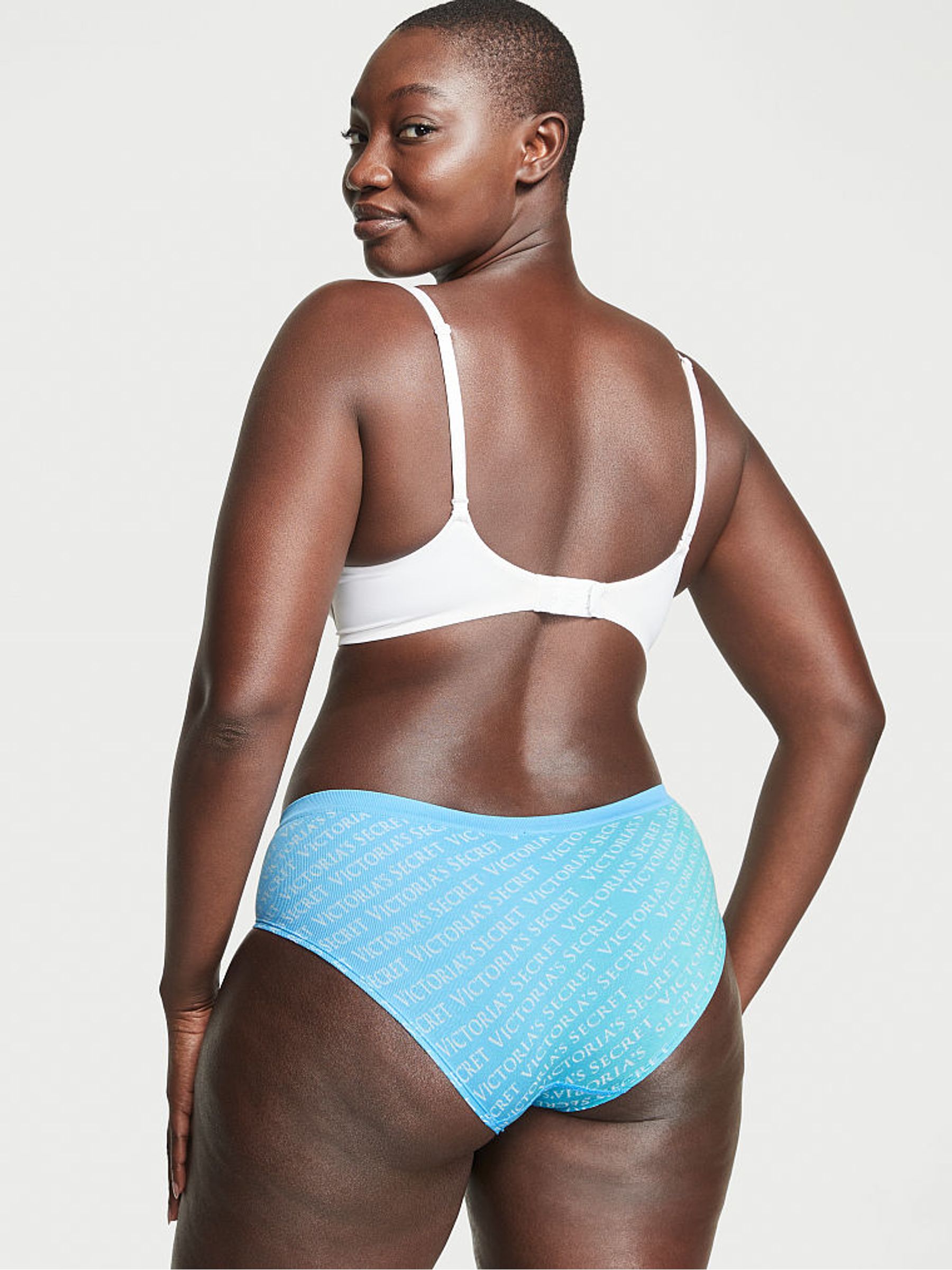 Tourmaline Blue Seamless Hipster Joggery - Image 2 of 3