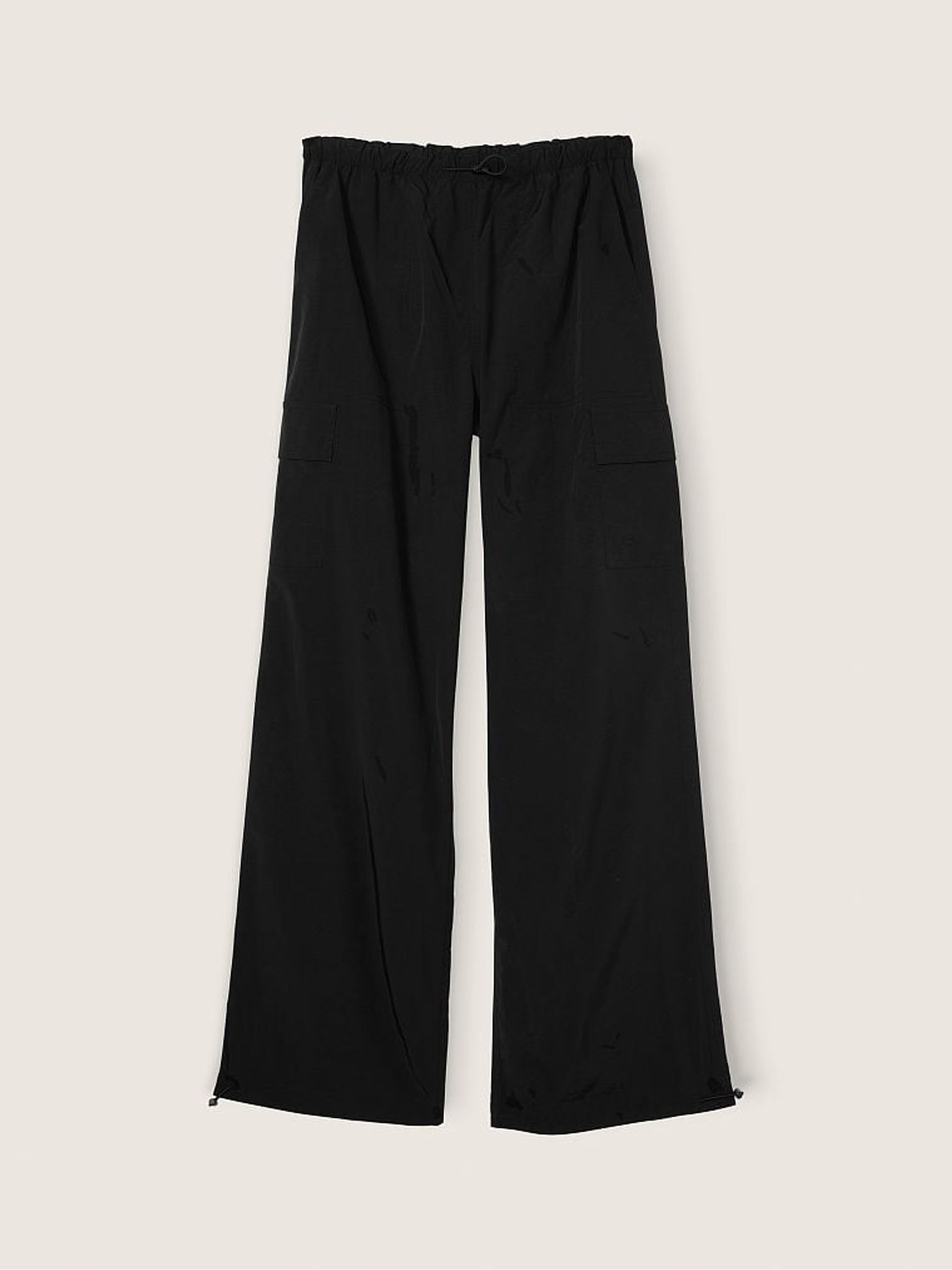 Pure Black Parachute Pants - Image 4 of 4
