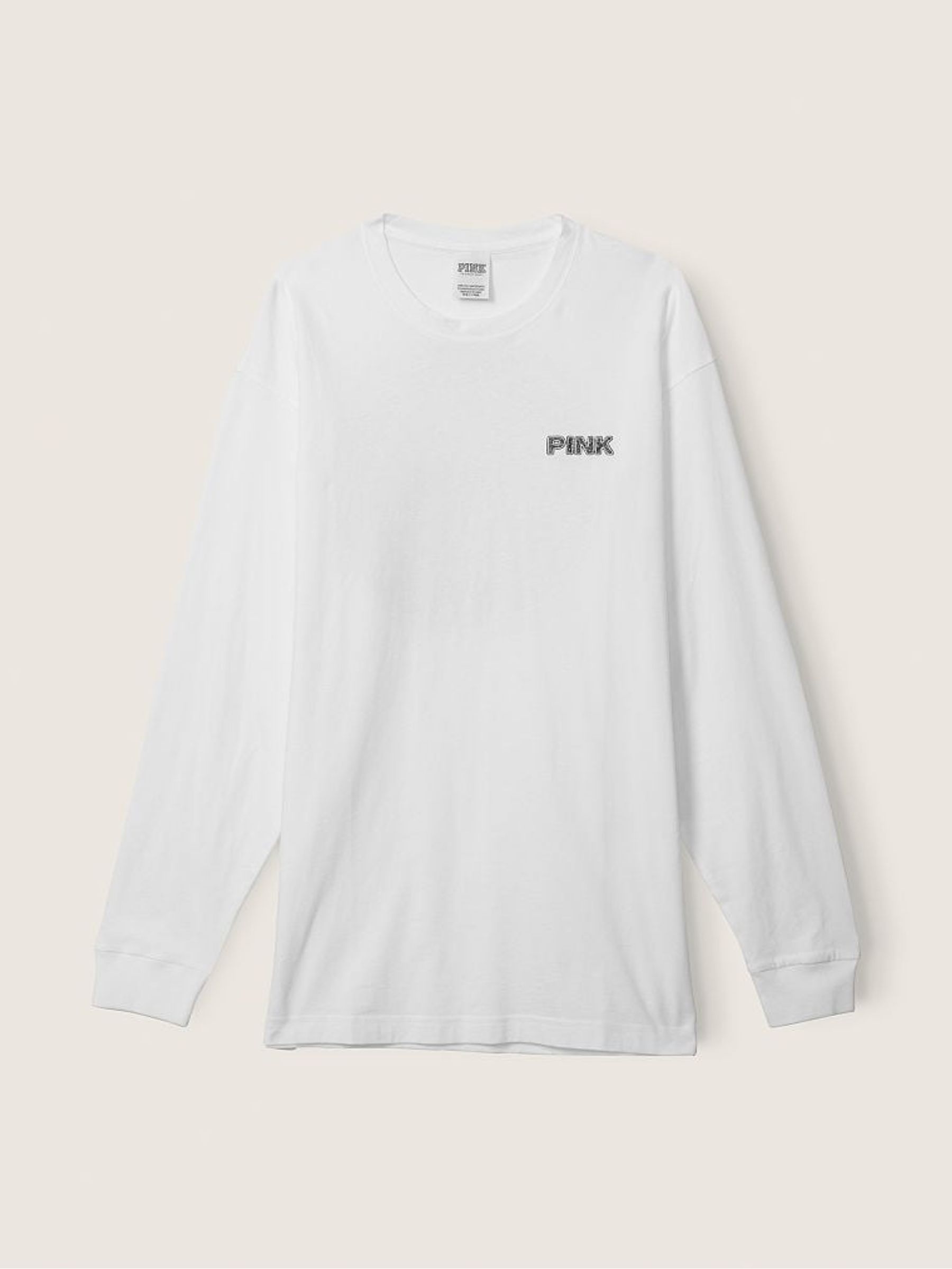 Optic White Long Sleeve T-Shirt - Image 3 of 5
