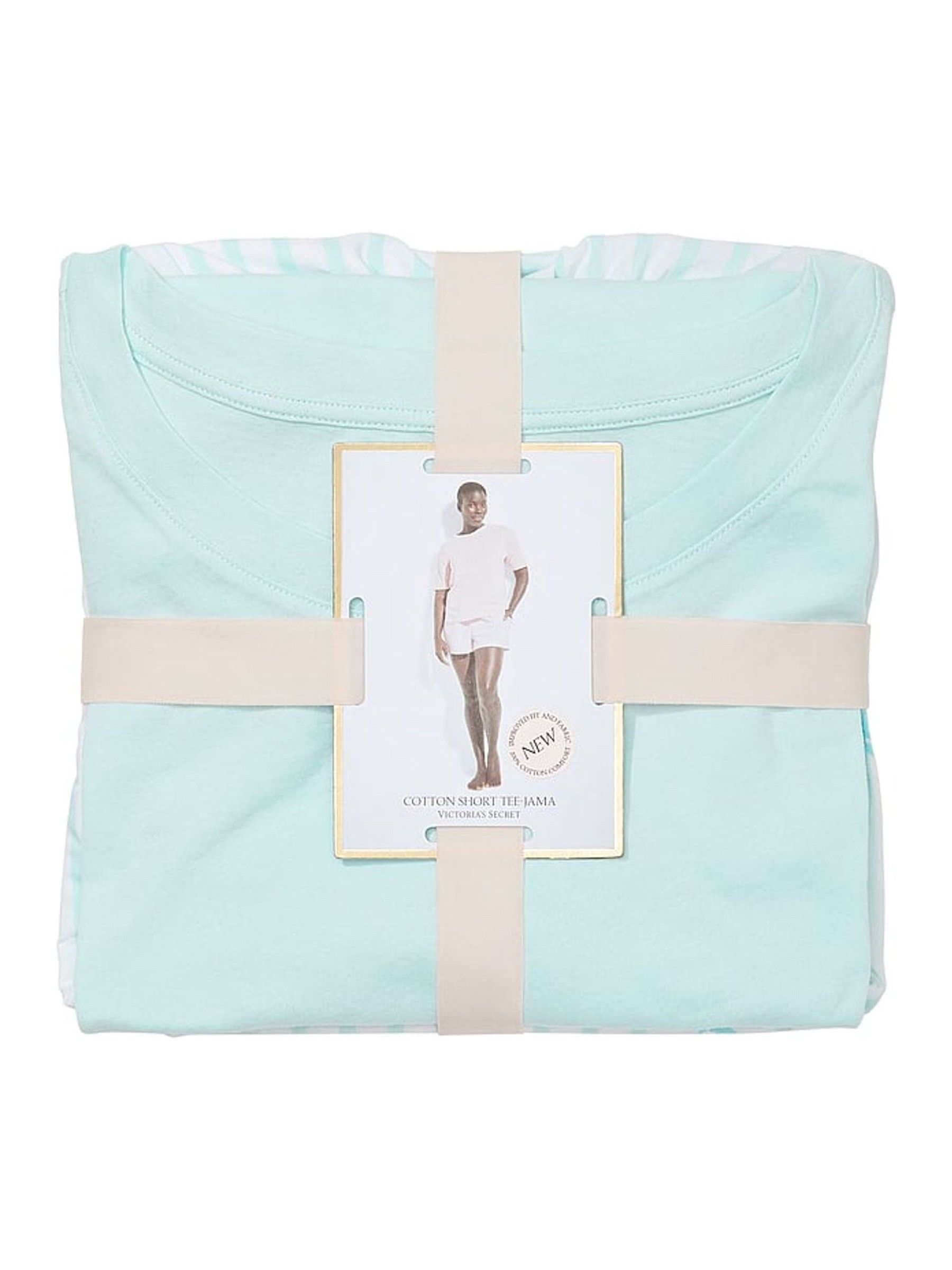 Resort Blue Knit Short Pyjamas - Image 4 of 4