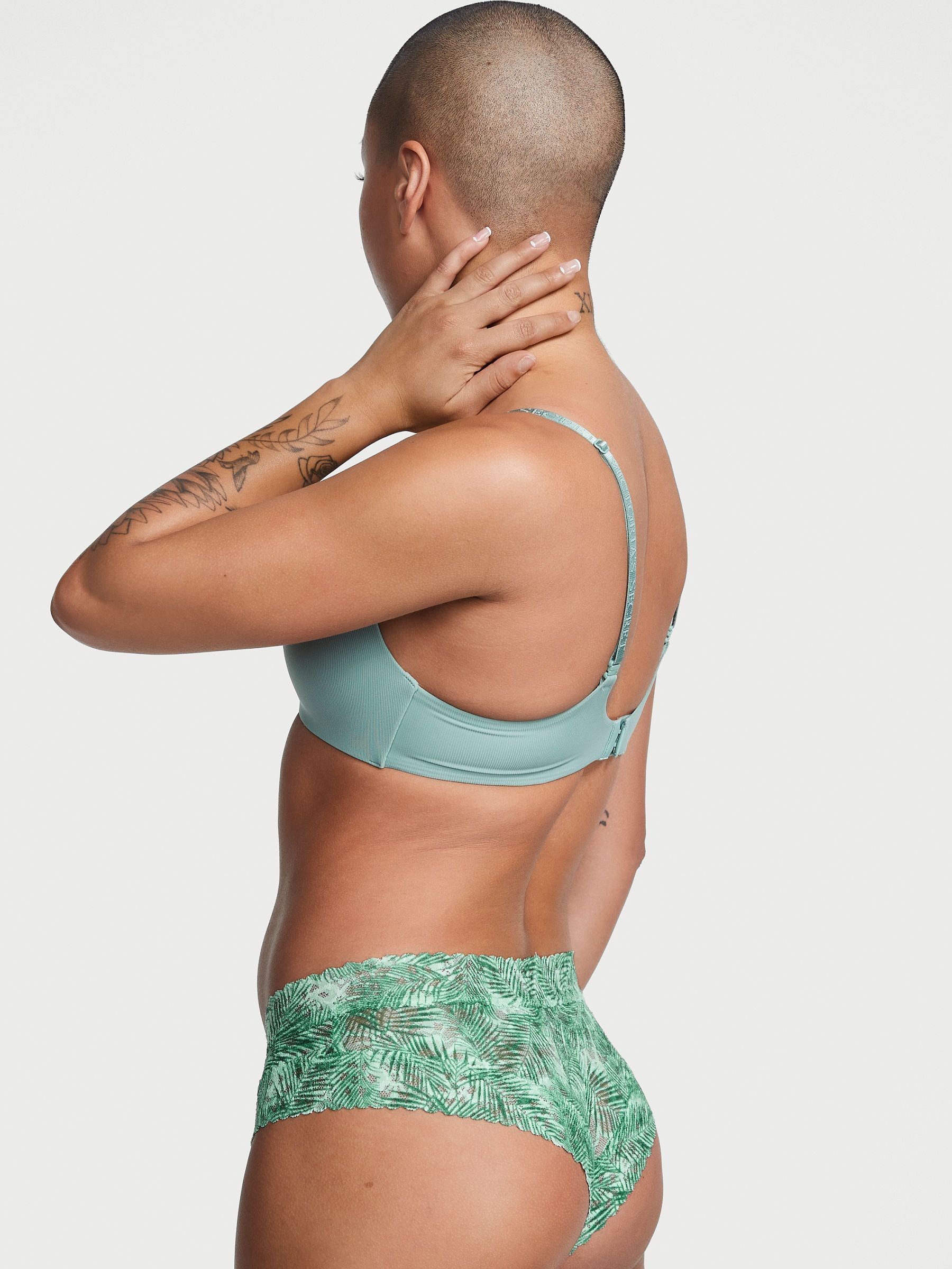 Green Palms Cheeky Lace Knickers - Image 2 of 3