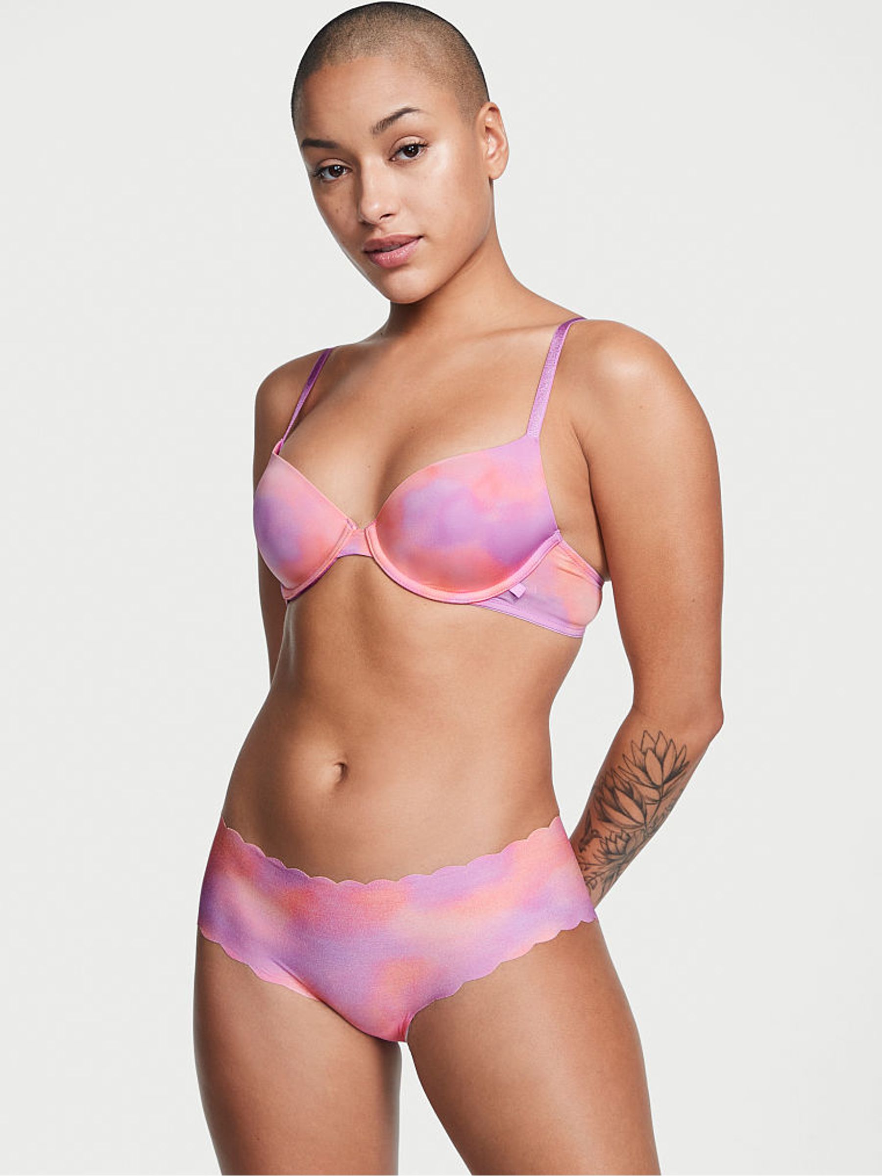Pink Ombre Smooth No Show Hipster Knickers - Image 1 of 3