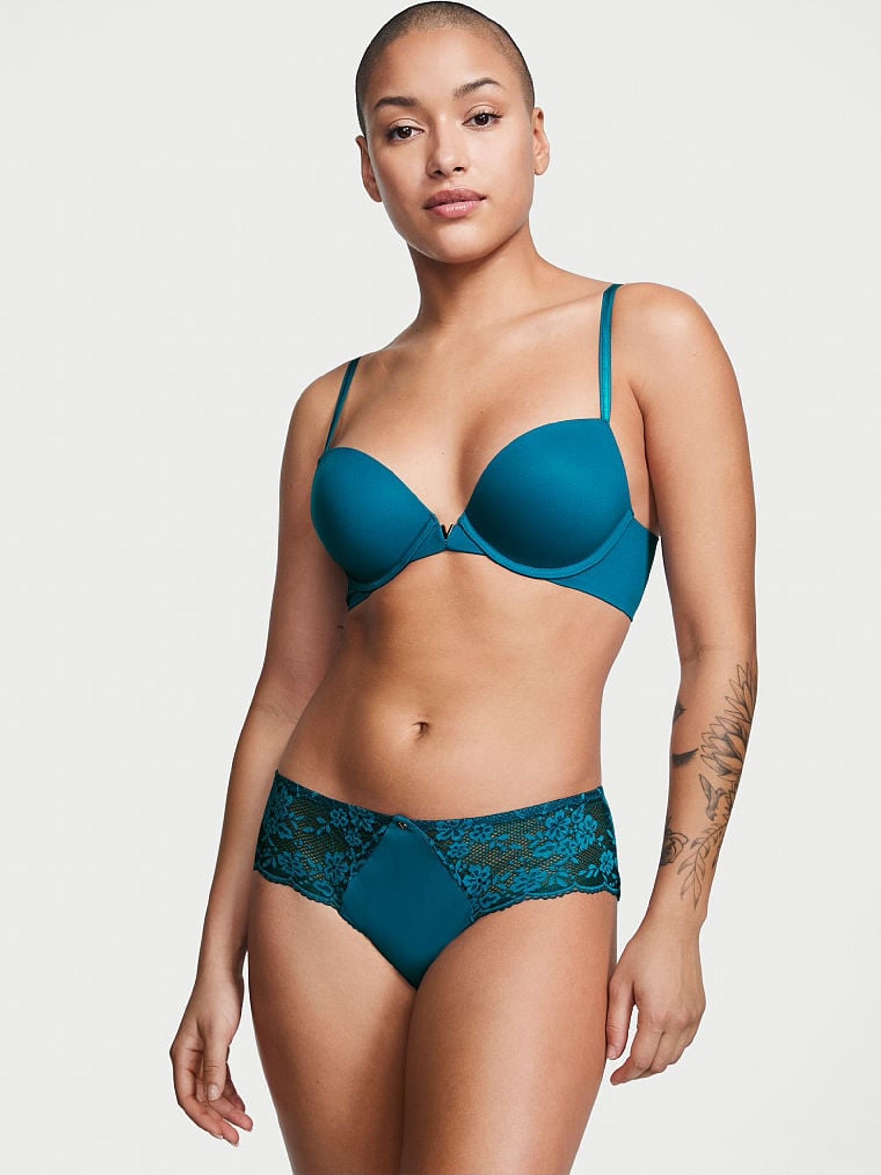 Sapphire Blue Lace Hipster Knickers - Image 1 of 3