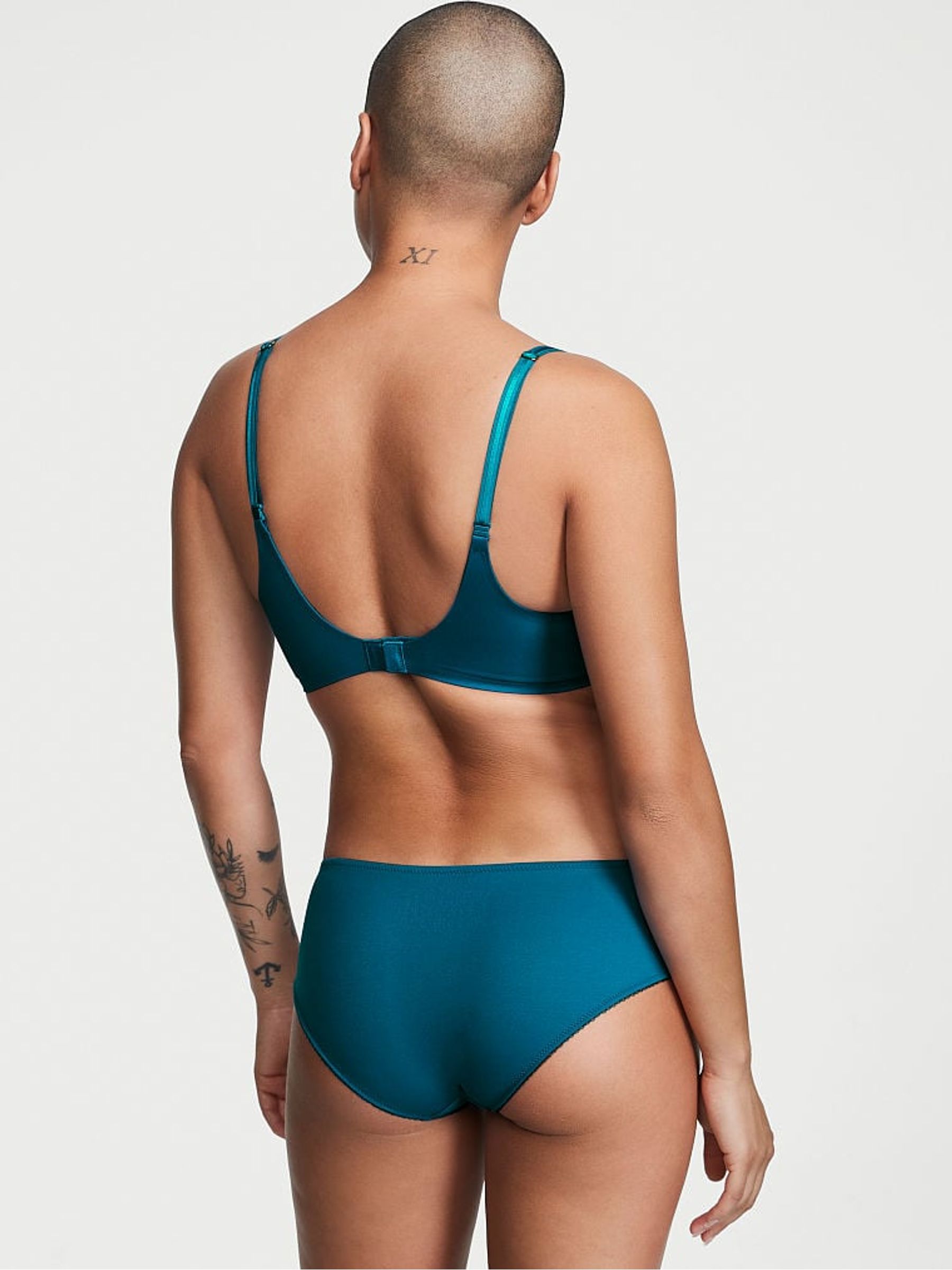 Sapphire Blue Lace Hipster Knickers - Image 2 of 3