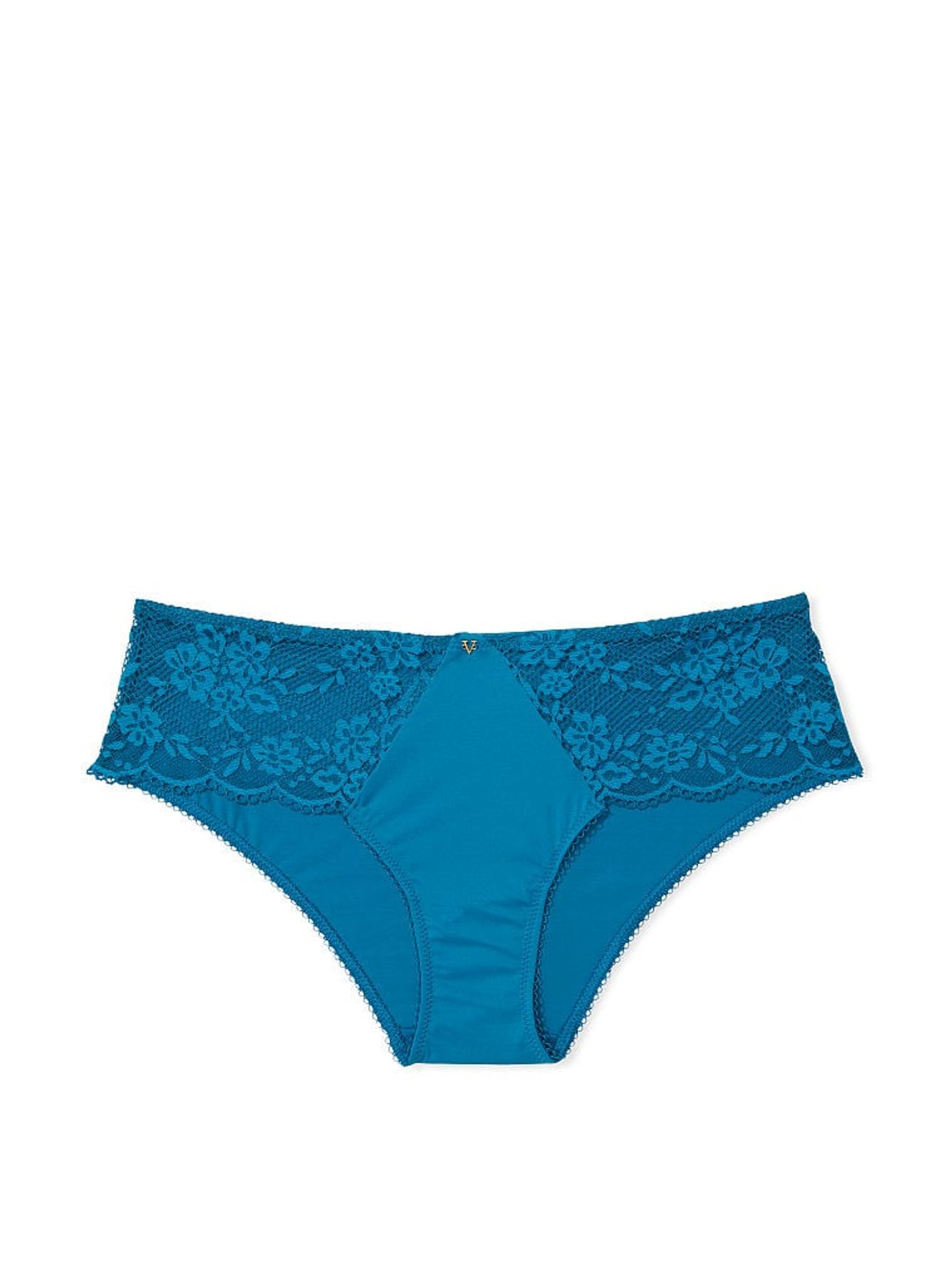 Sapphire Blue Lace Hipster Knickers - Image 3 of 3