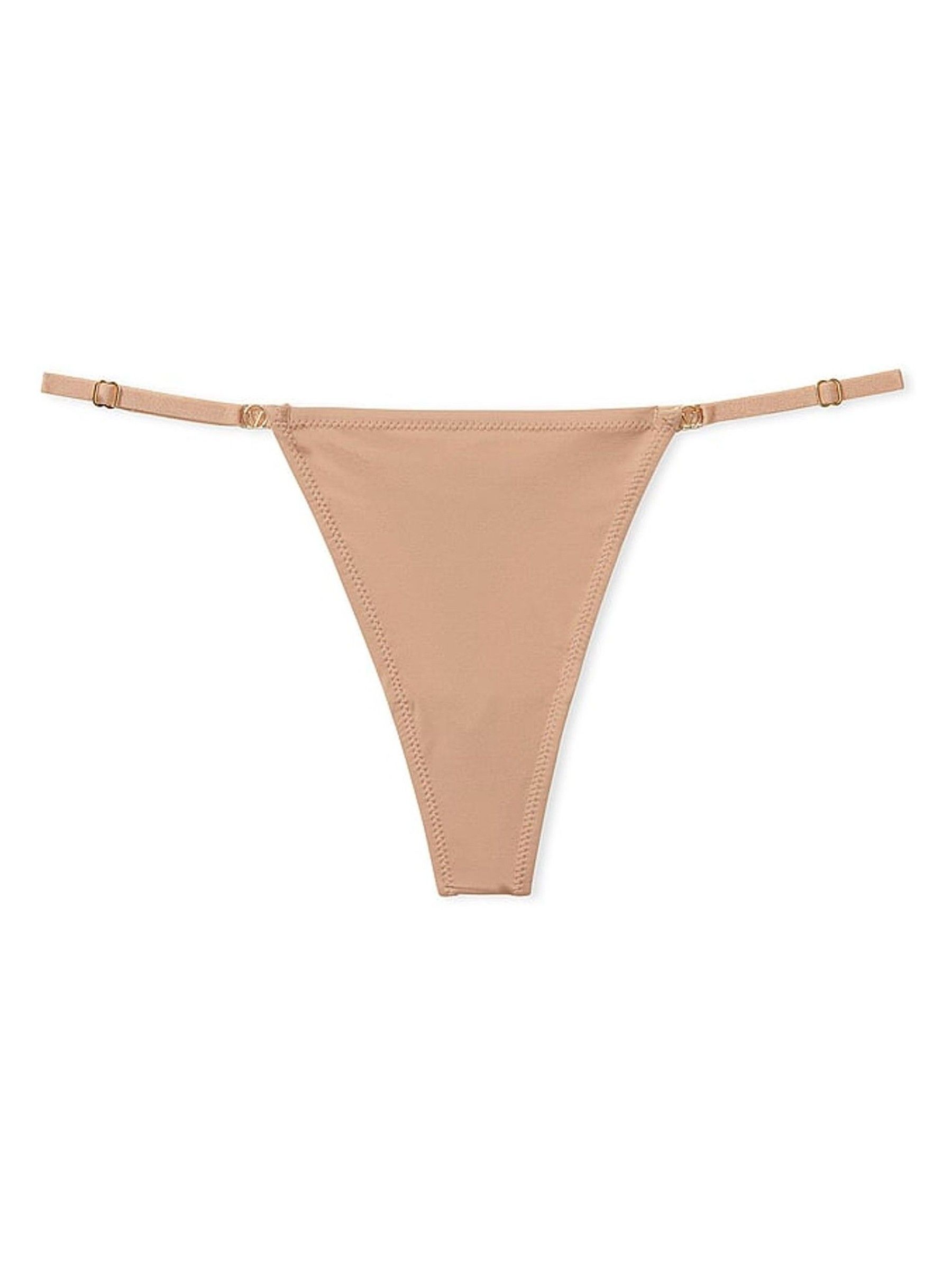 Beige Smooth Thong Knickers - Image 2 of 2
