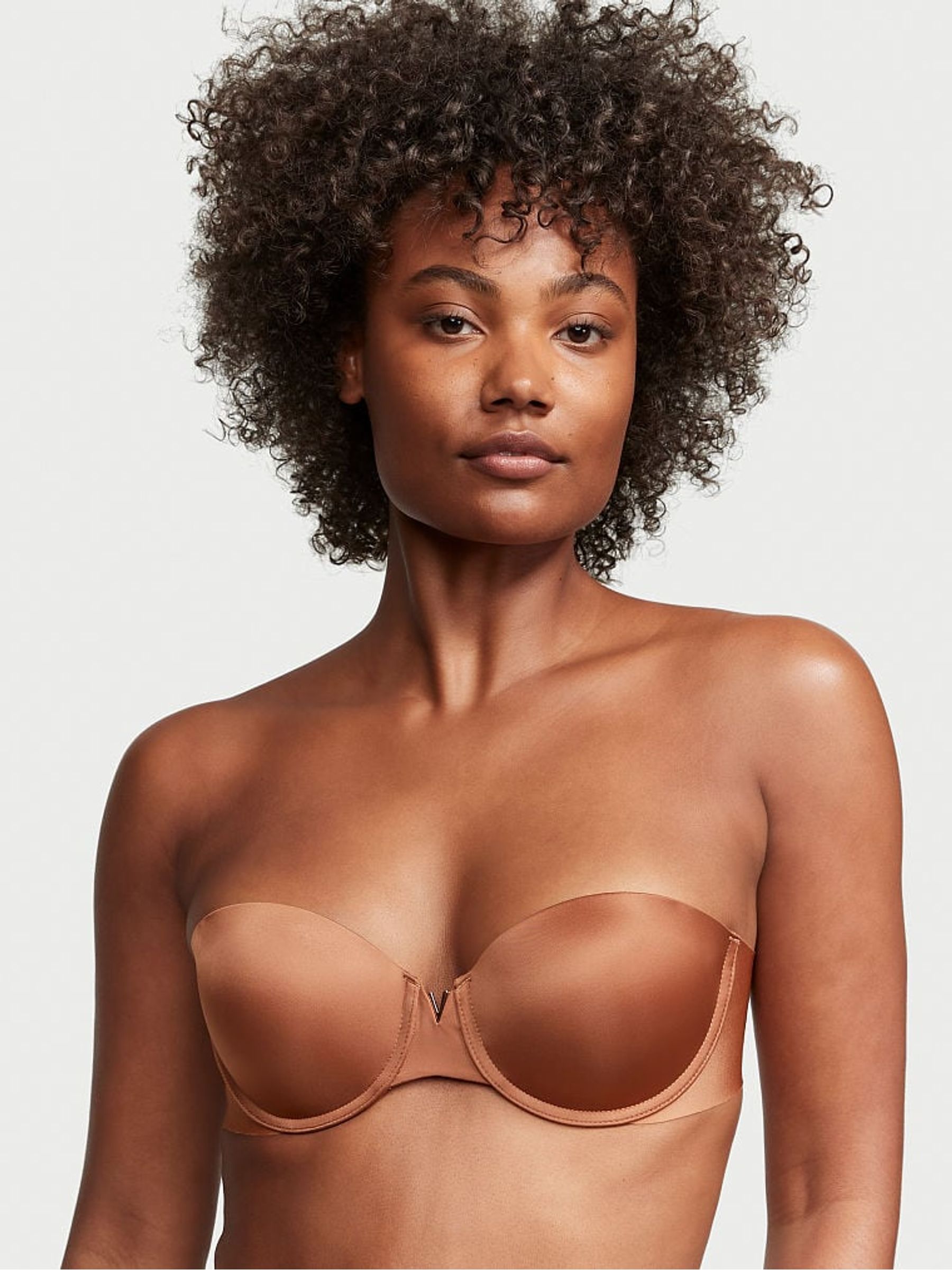 Caramel Kiss Nude Push Up Strapless Bra - Image 1 of 4