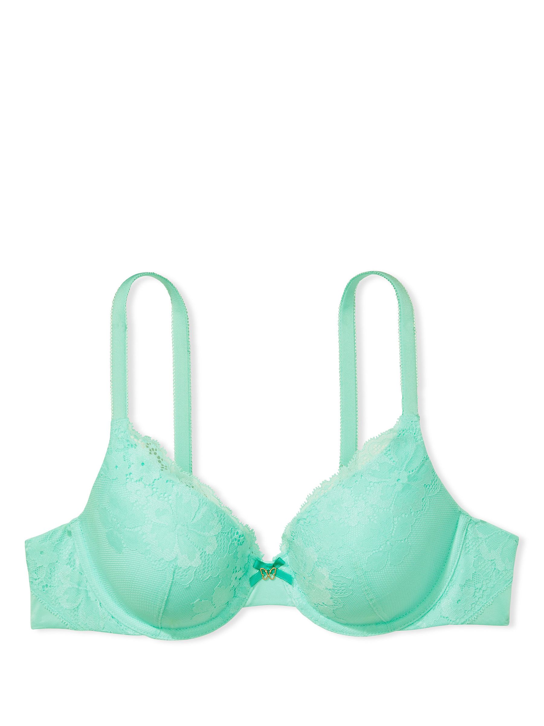 Creme de Mint Green Lace Lightly Lined Full Cup Bra - Image 3 of 3