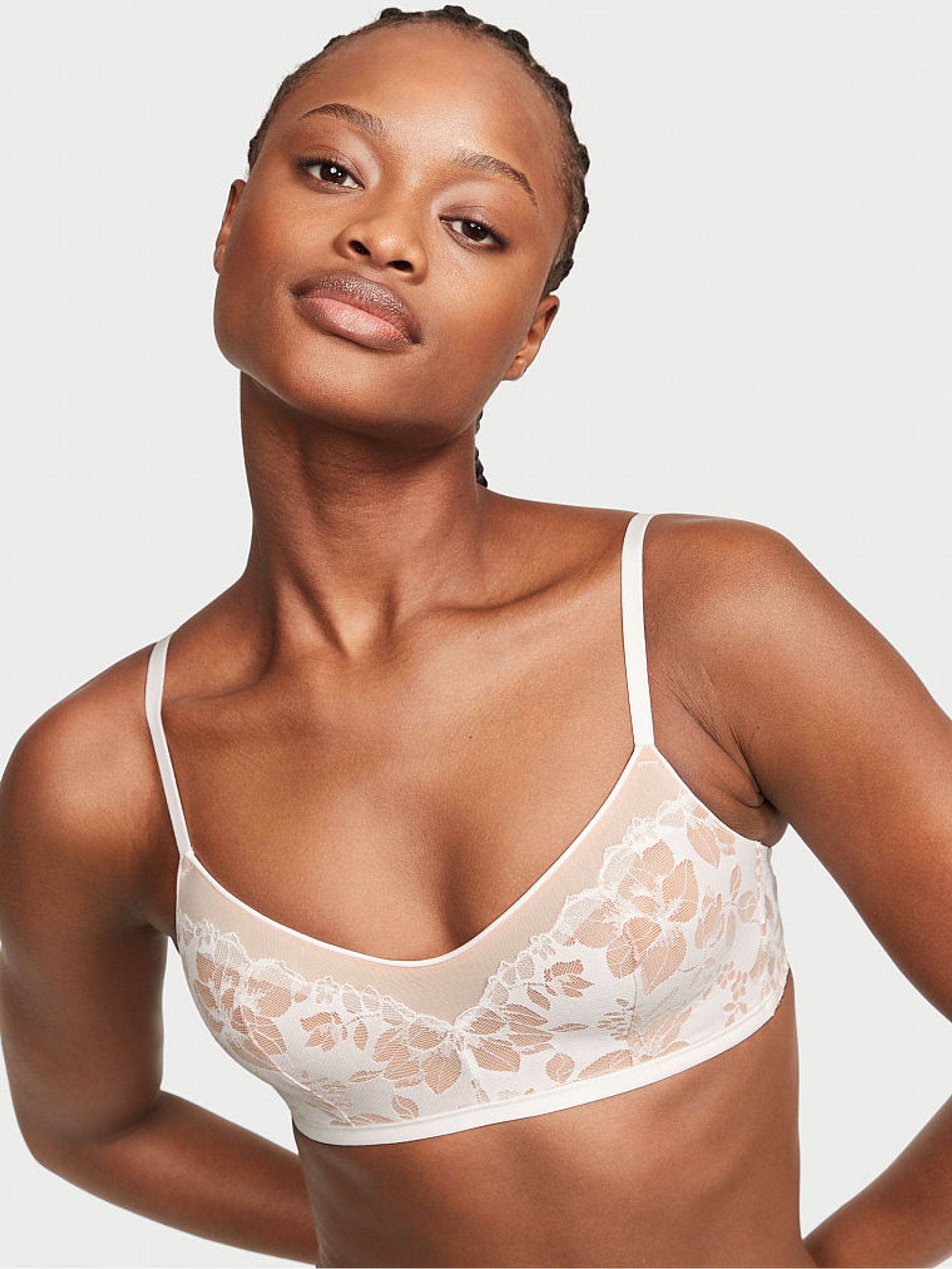 Almost Nude Lace Bralette Angelight Bra - Image 1 of 3