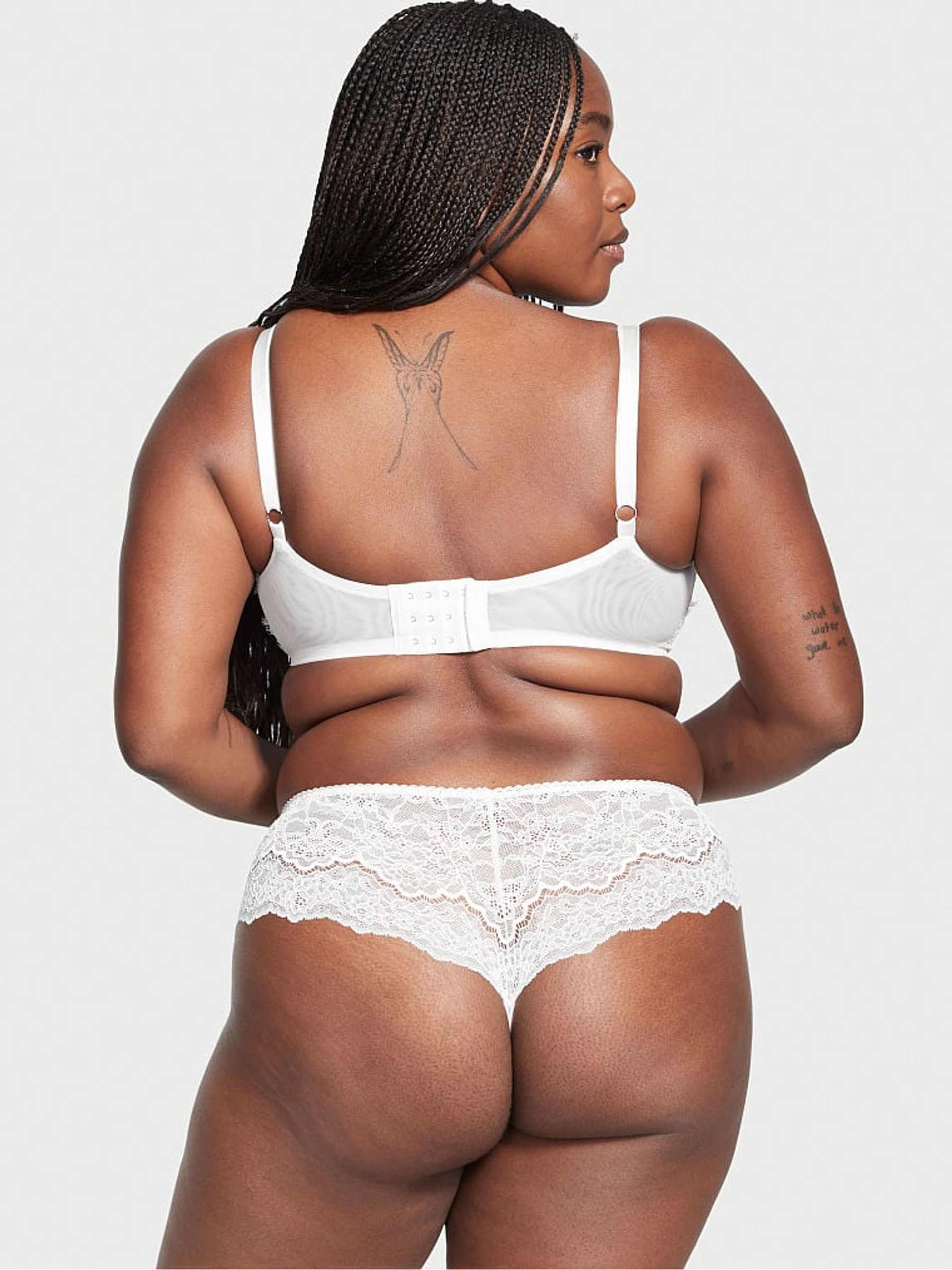 Coconut White Lace Hipster Thong Knickers - Image 2 of 3