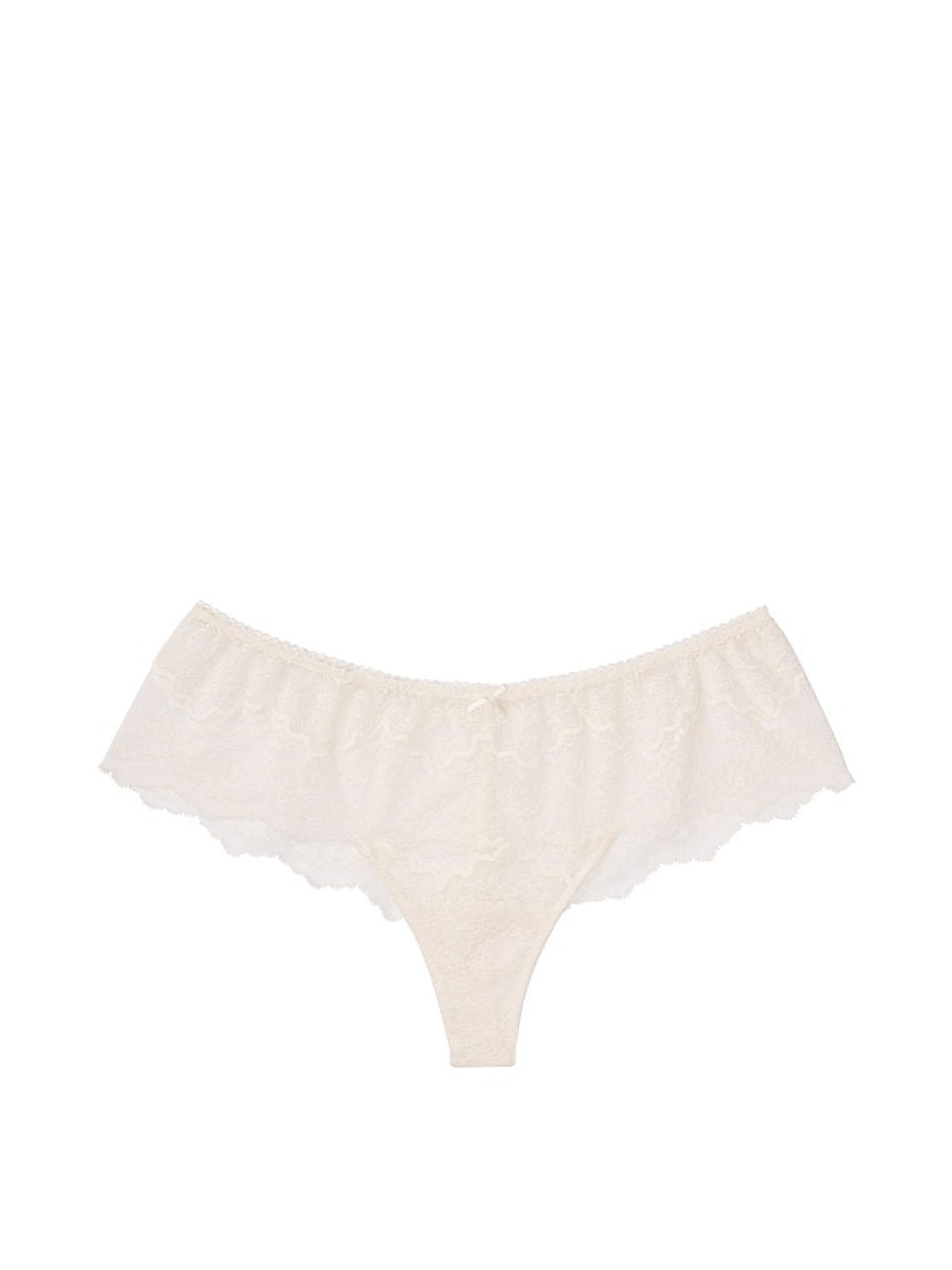 Coconut White Lace Hipster Thong Knickers - Image 3 of 3