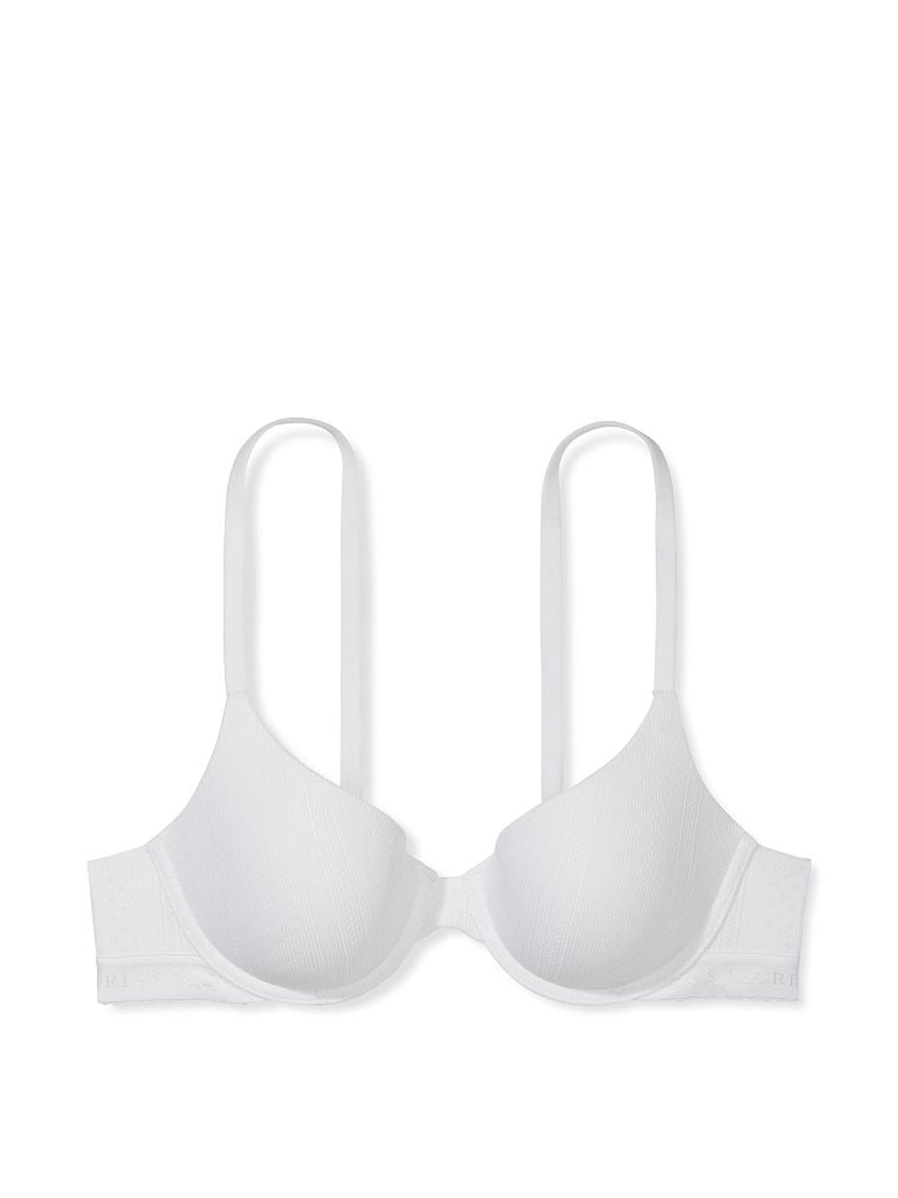 White Logo Lightly Lined Full Cup Bra - Image 3 of 3