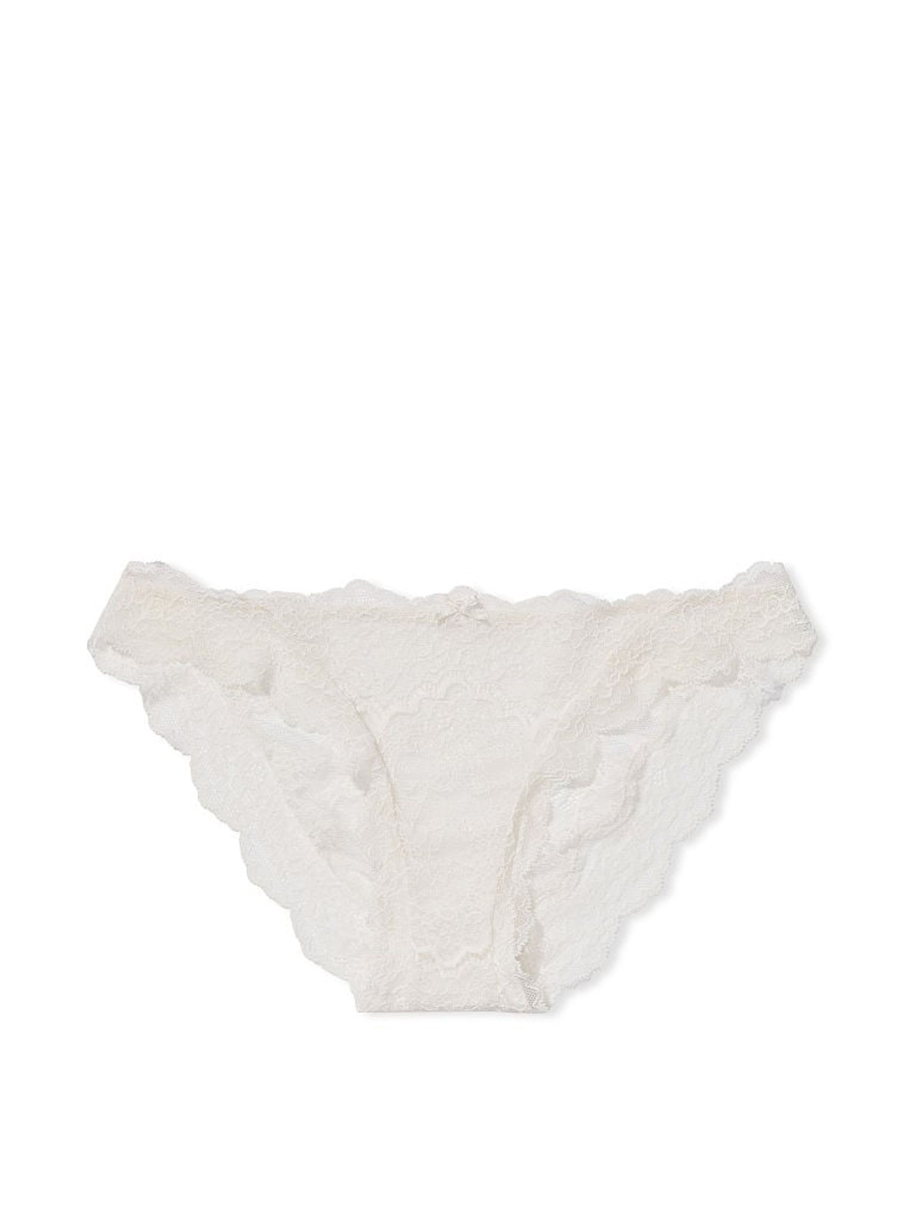 Coconut White Lace Cheeky Knickers - Image 3 of 3