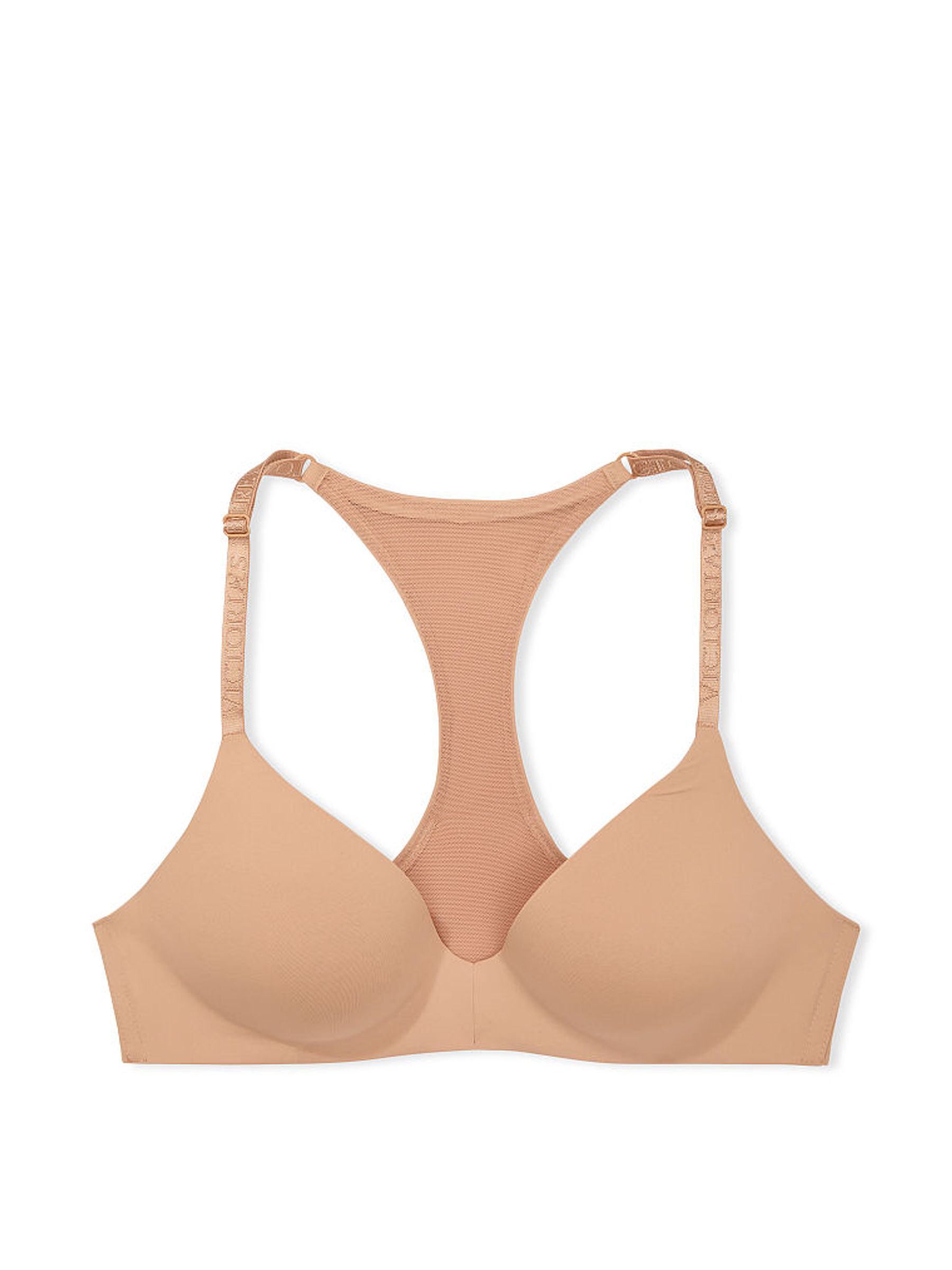 Sweet Praline Nude Logo Strap Non Wired Lightly Lined Bra - Image 3 of 4