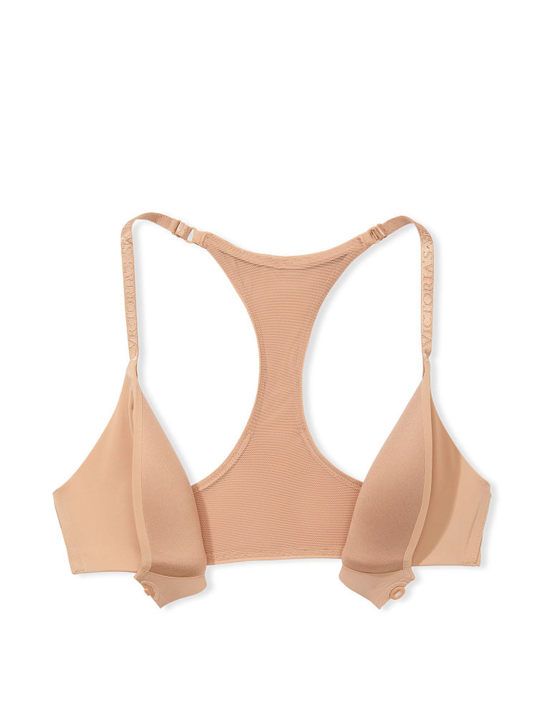 Sweet Praline Nude Logo Strap Non Wired Lightly Lined Bra - Image 4 of 4