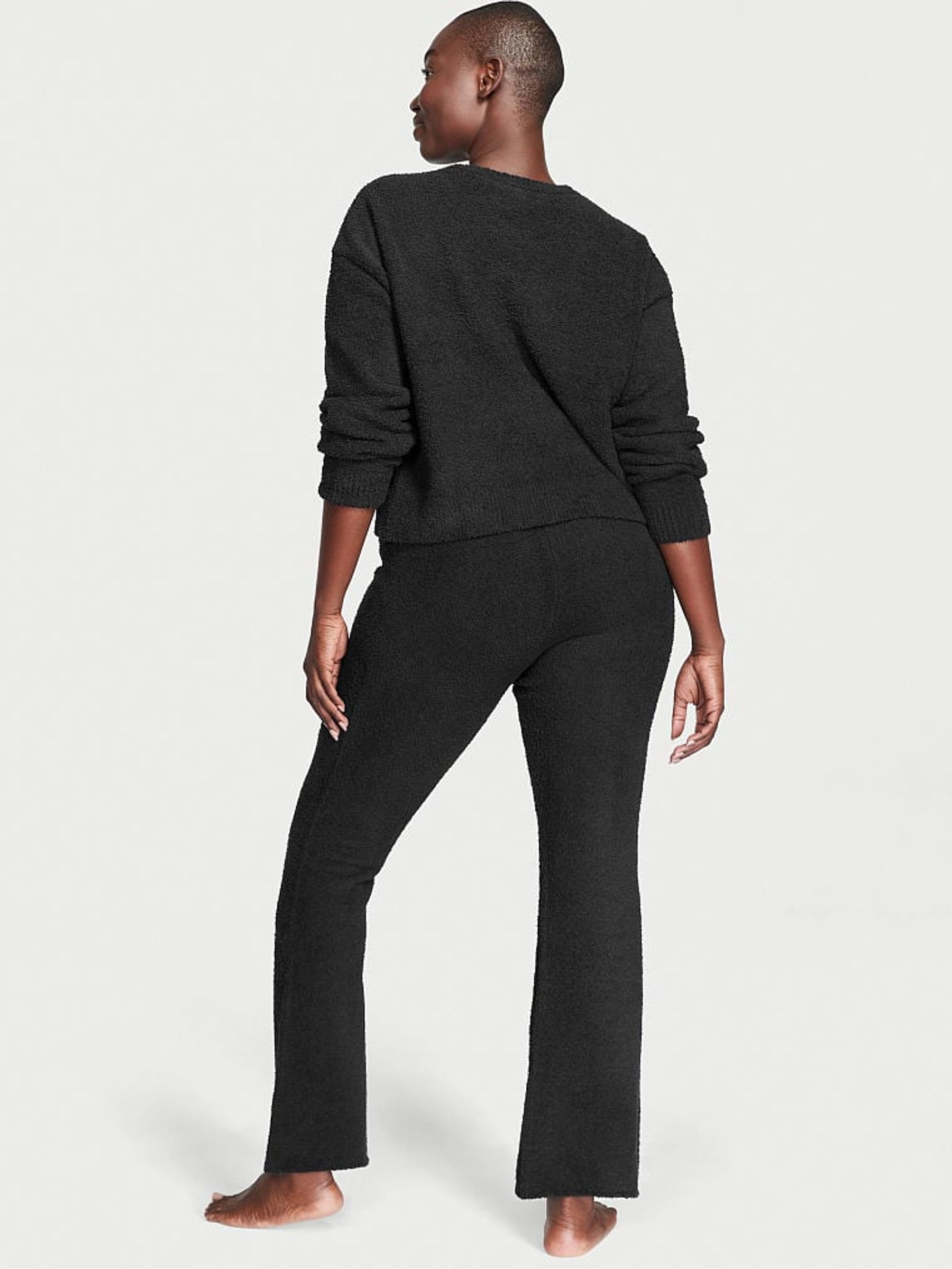 Pure Black Knit Lounge Set - Image 2 of 4