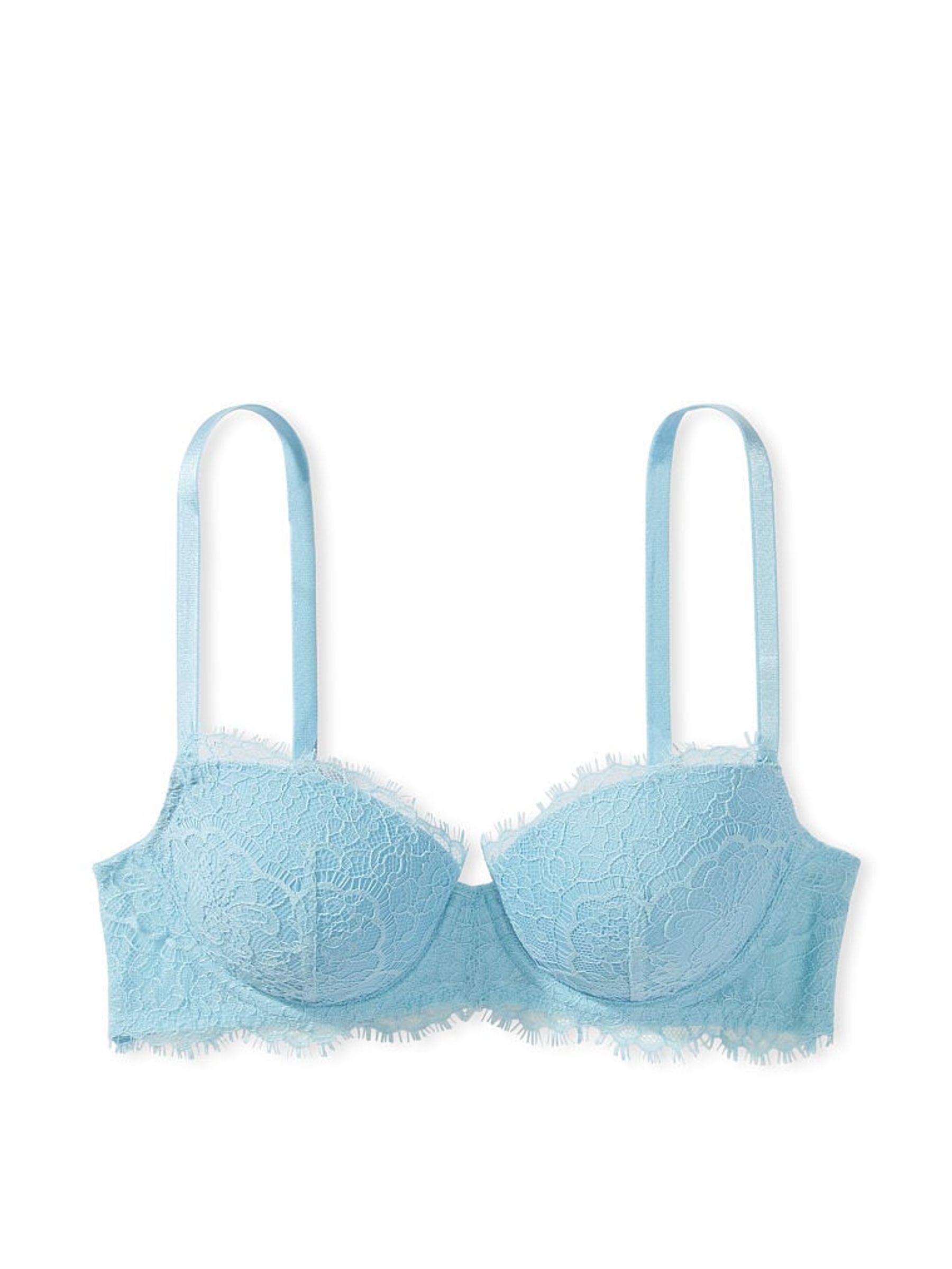 Blue Topaz Lace Lightly Lined Demi Bra - Image 3 of 3