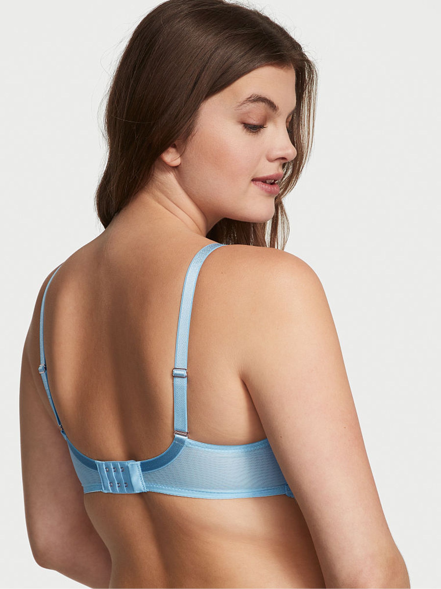 Blue Topaz Lace Full Cup Unlined Bra - Image 2 of 3