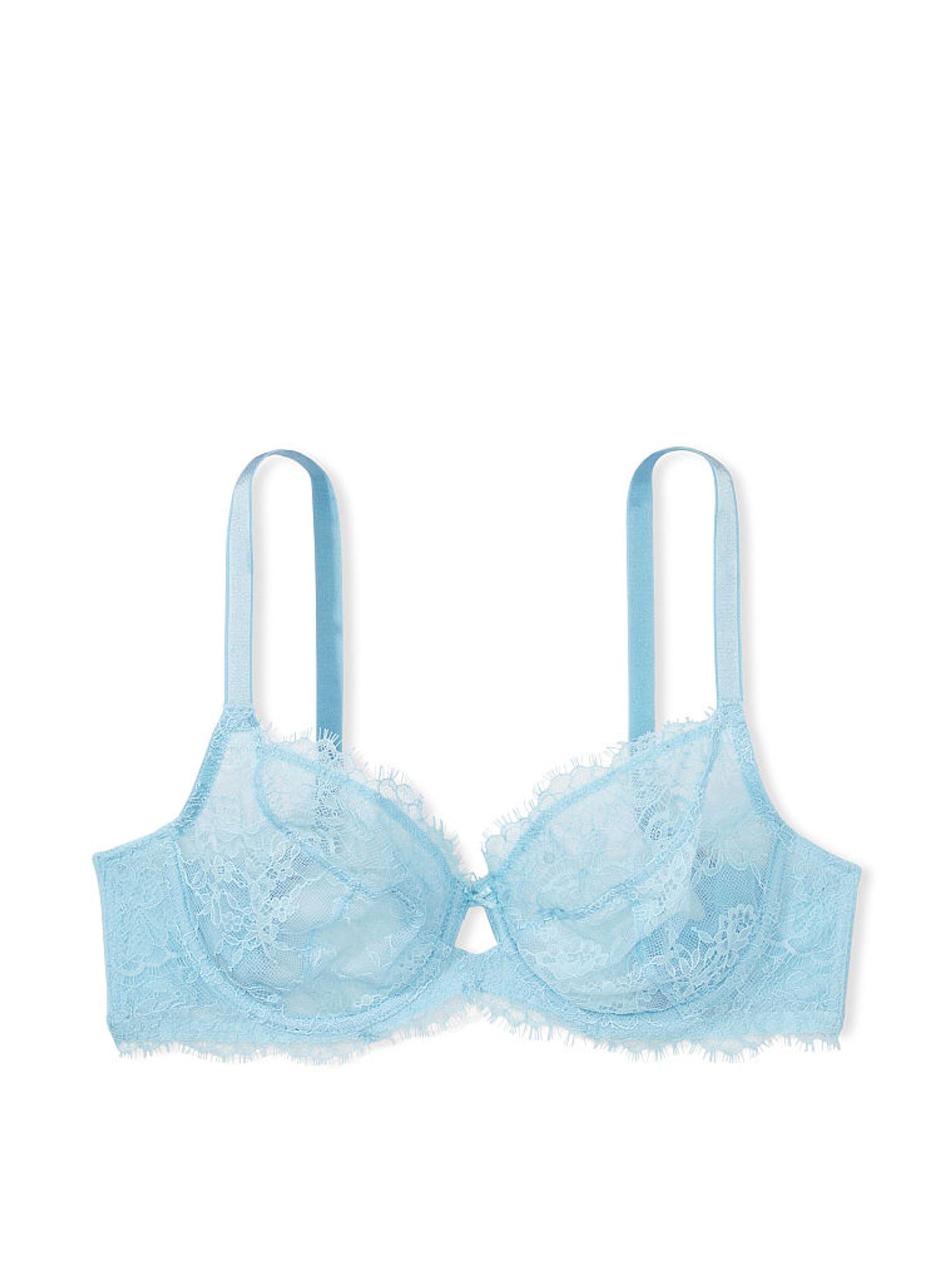 Blue Topaz Lace Full Cup Unlined Bra - Image 3 of 3