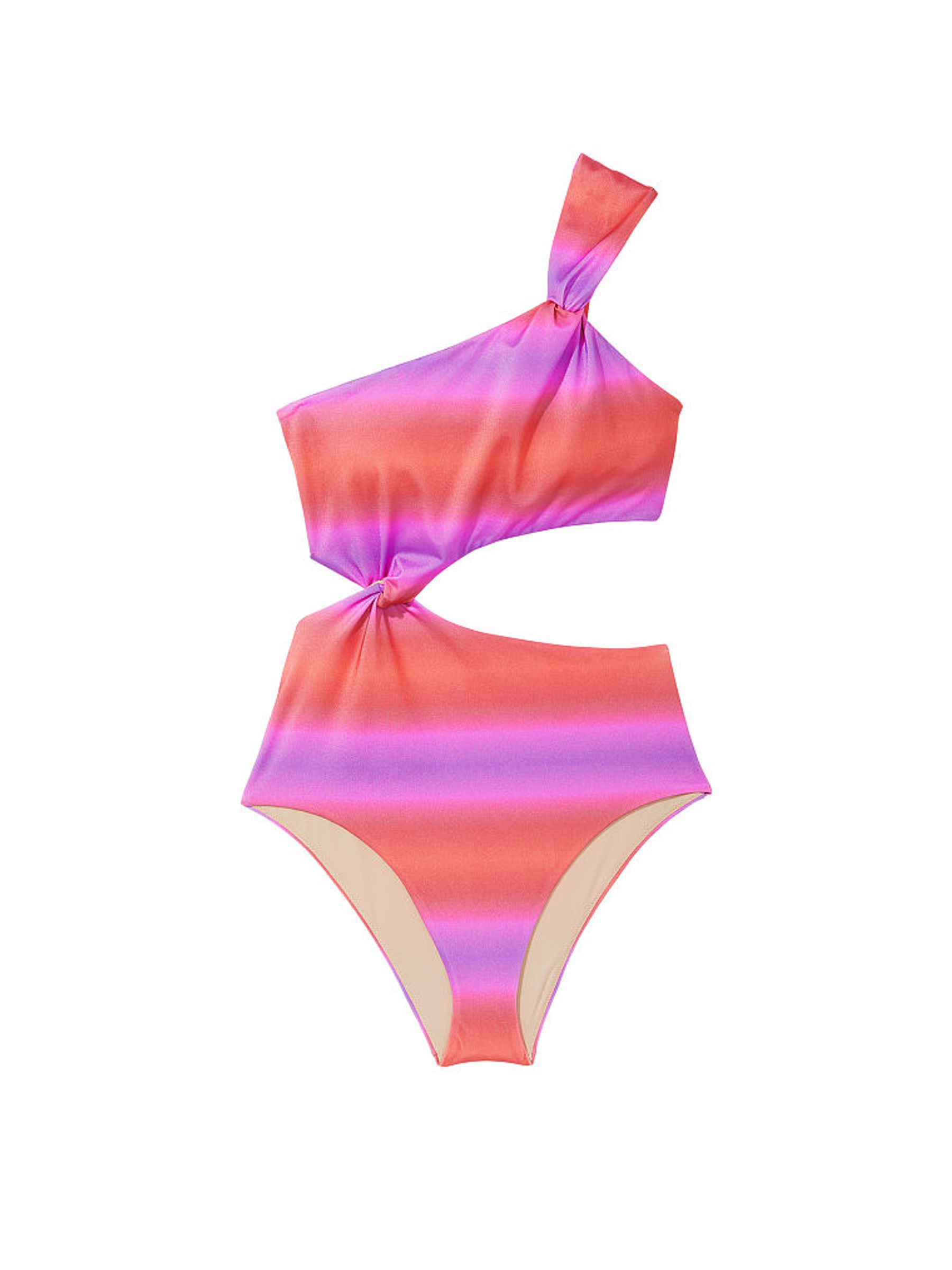 Sunset Ombre Orange Twist Swimsuit - Image 3 of 3