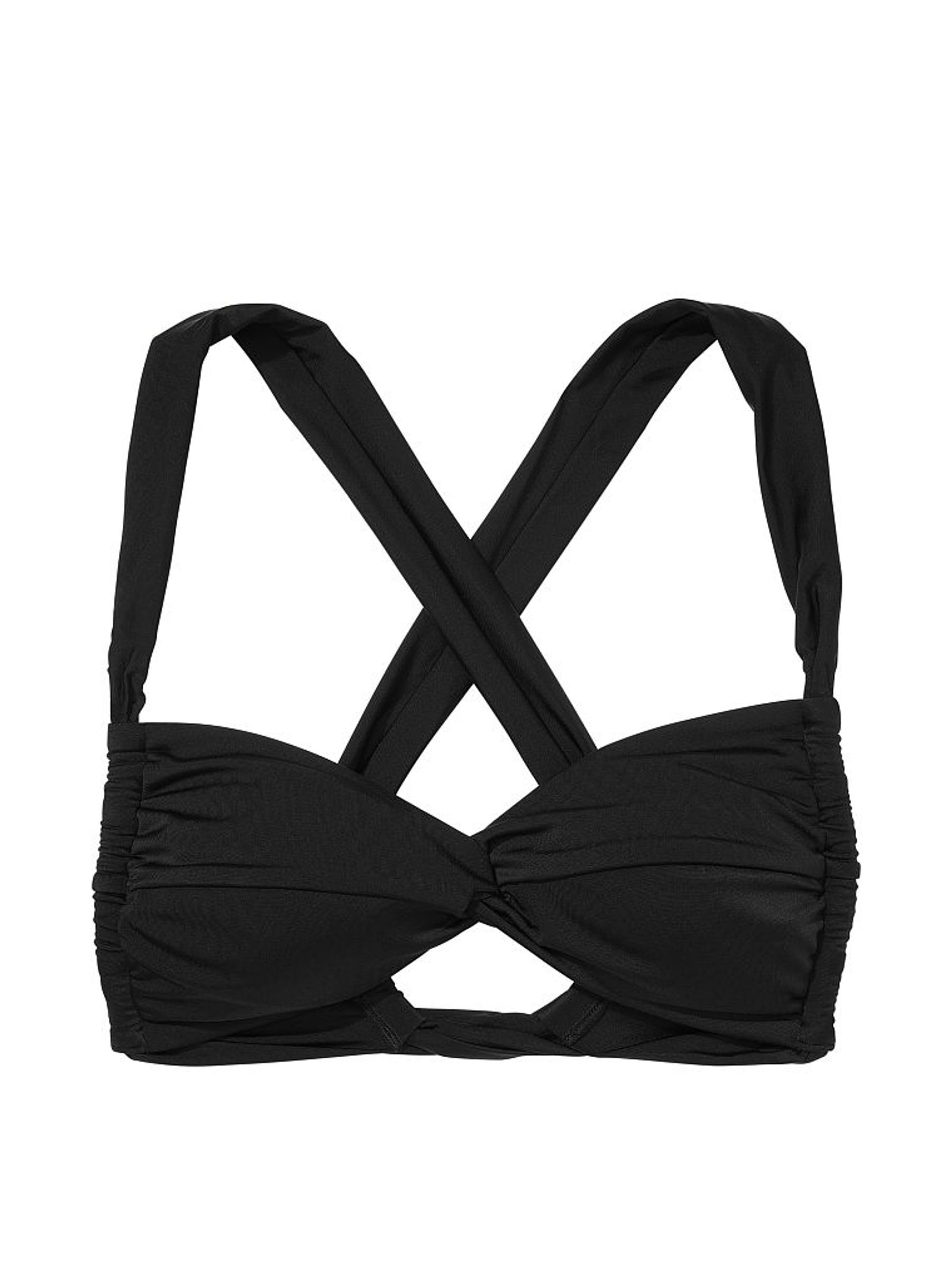 Black Twist Multiway Halterneck Bikini Top - Image 3 of 3