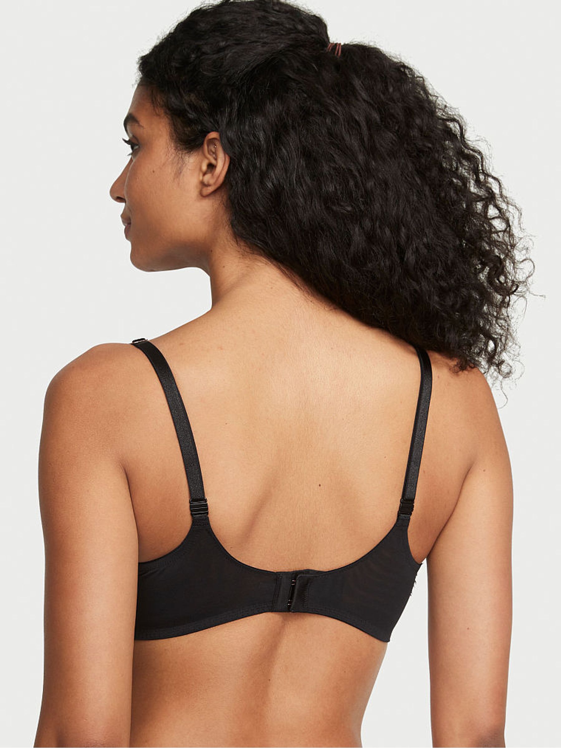Black Wicked Unlined Lace Balcony Bra - Image 2 of 3