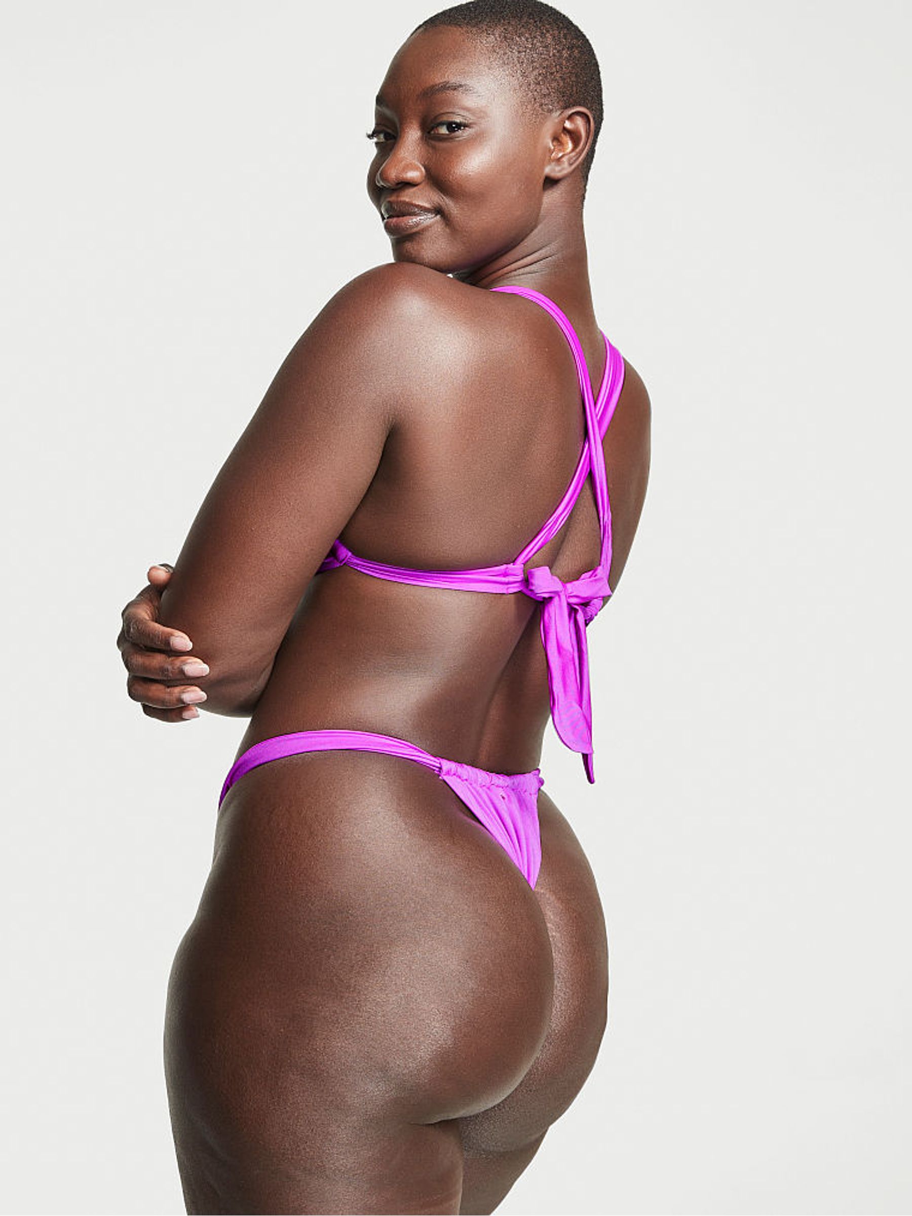 Purple Punch Twist Multiway Halterneck Bikini Top - Image 2 of 3