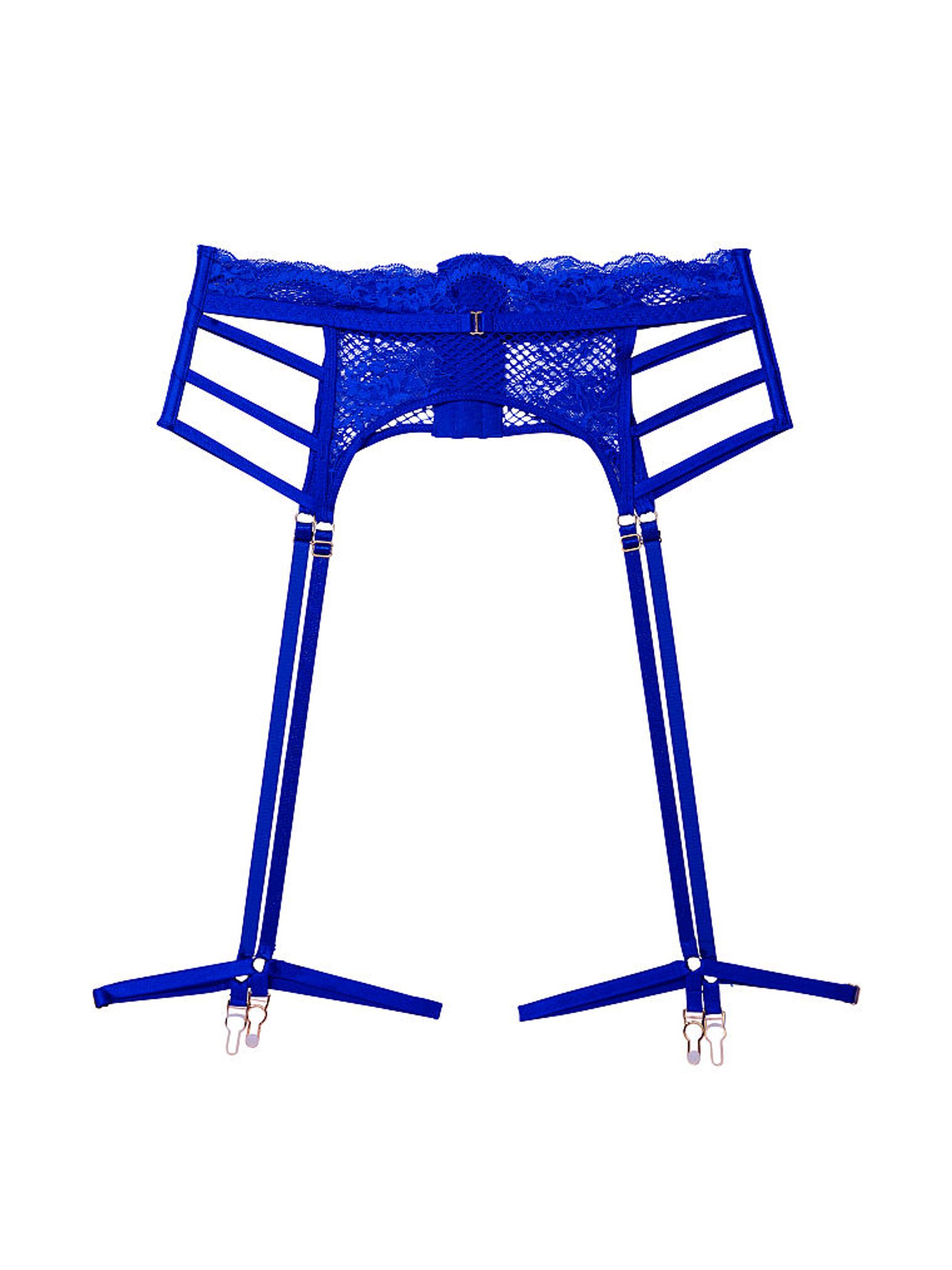 Blue Oar Fishnet Suspenders - Image 2 of 2