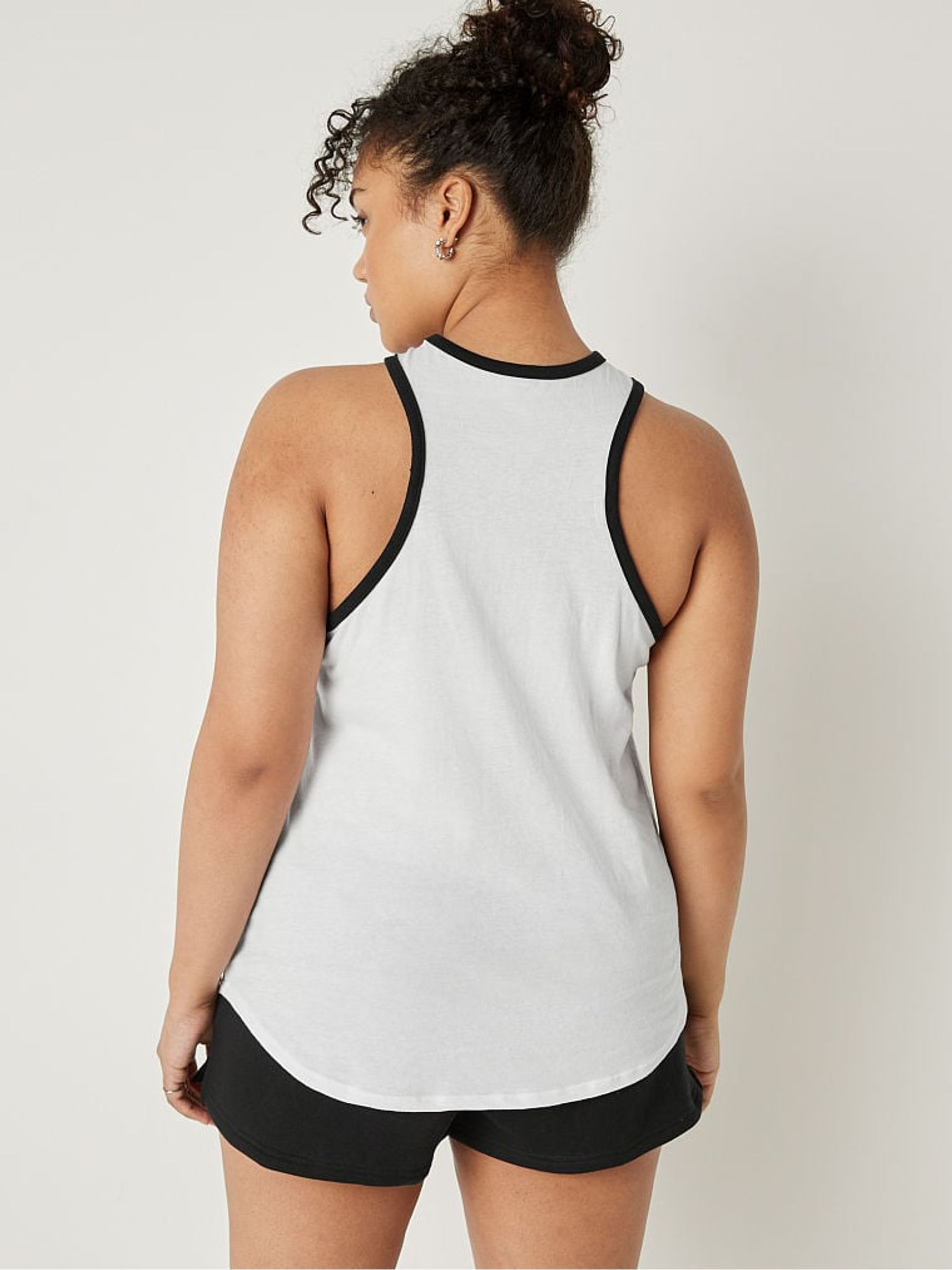 Optic White Everyday Ringer Tank - Image 2 of 4