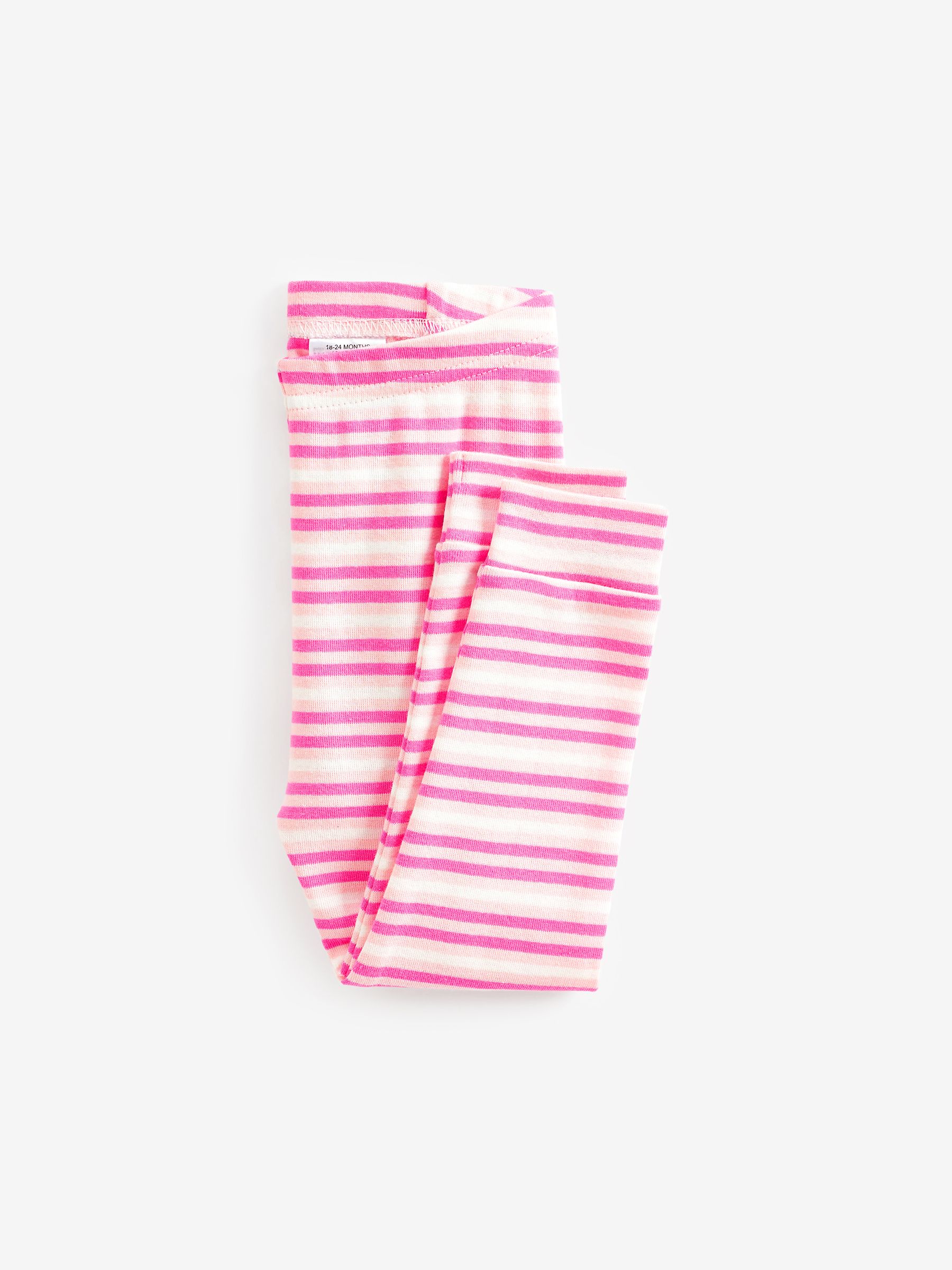 Pink Logo Stripe Long Sleeve Pyjamas - Image 4 of 5