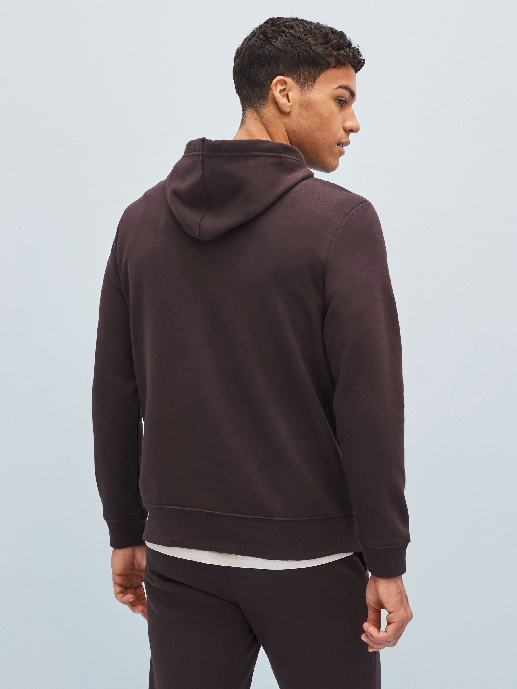 Dark Brown Arch Logo Hoodie - Image 2 of 5
