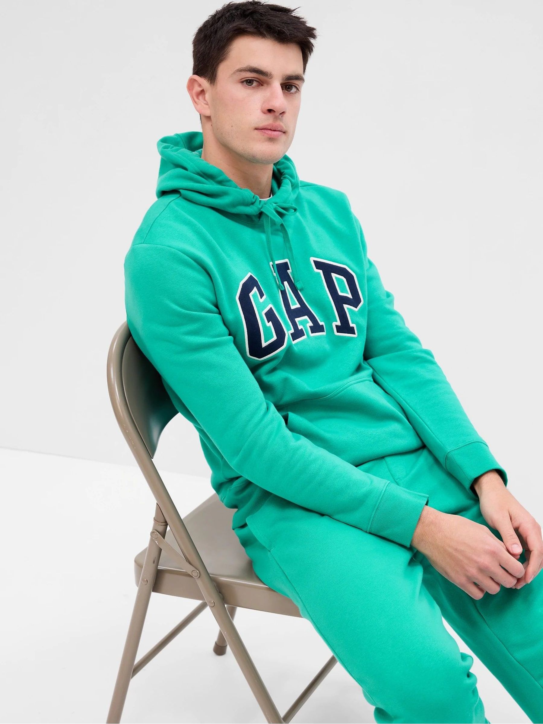 Green Logo Arch Hoodie - Image 4 of 9