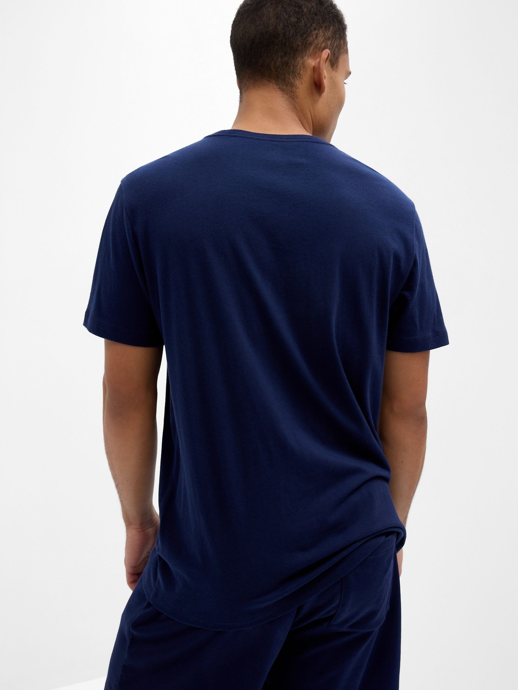 Blue Logo Short Sleeve Crew Neck T-Shirt - Image 2 of 3