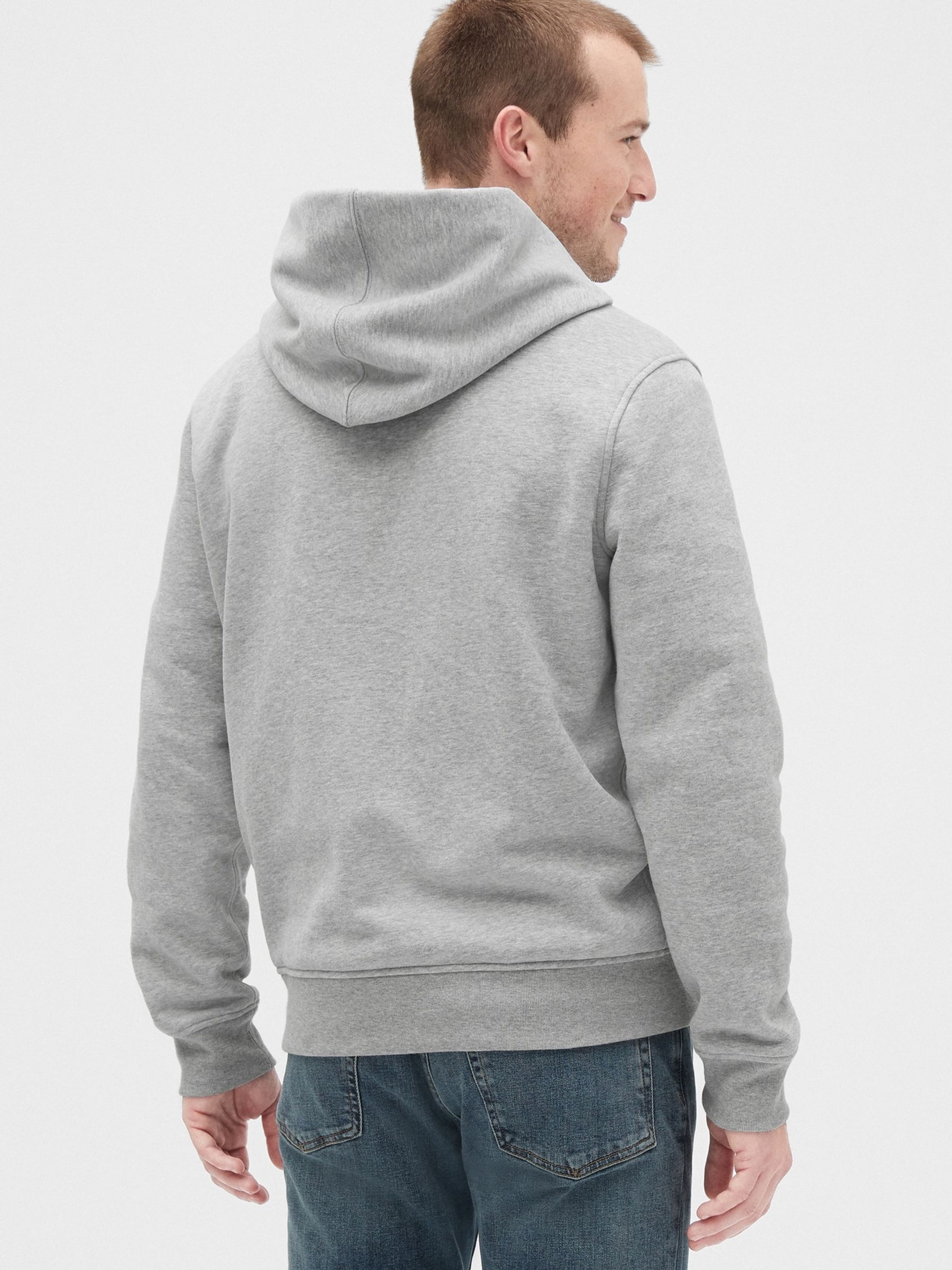 Grey New York Logo Hoodie - Image 2 of 5
