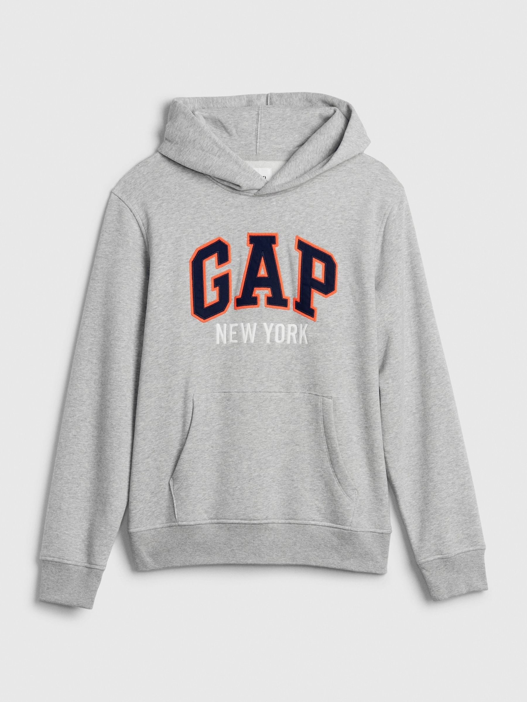 Grey New York Logo Hoodie - Image 5 of 5