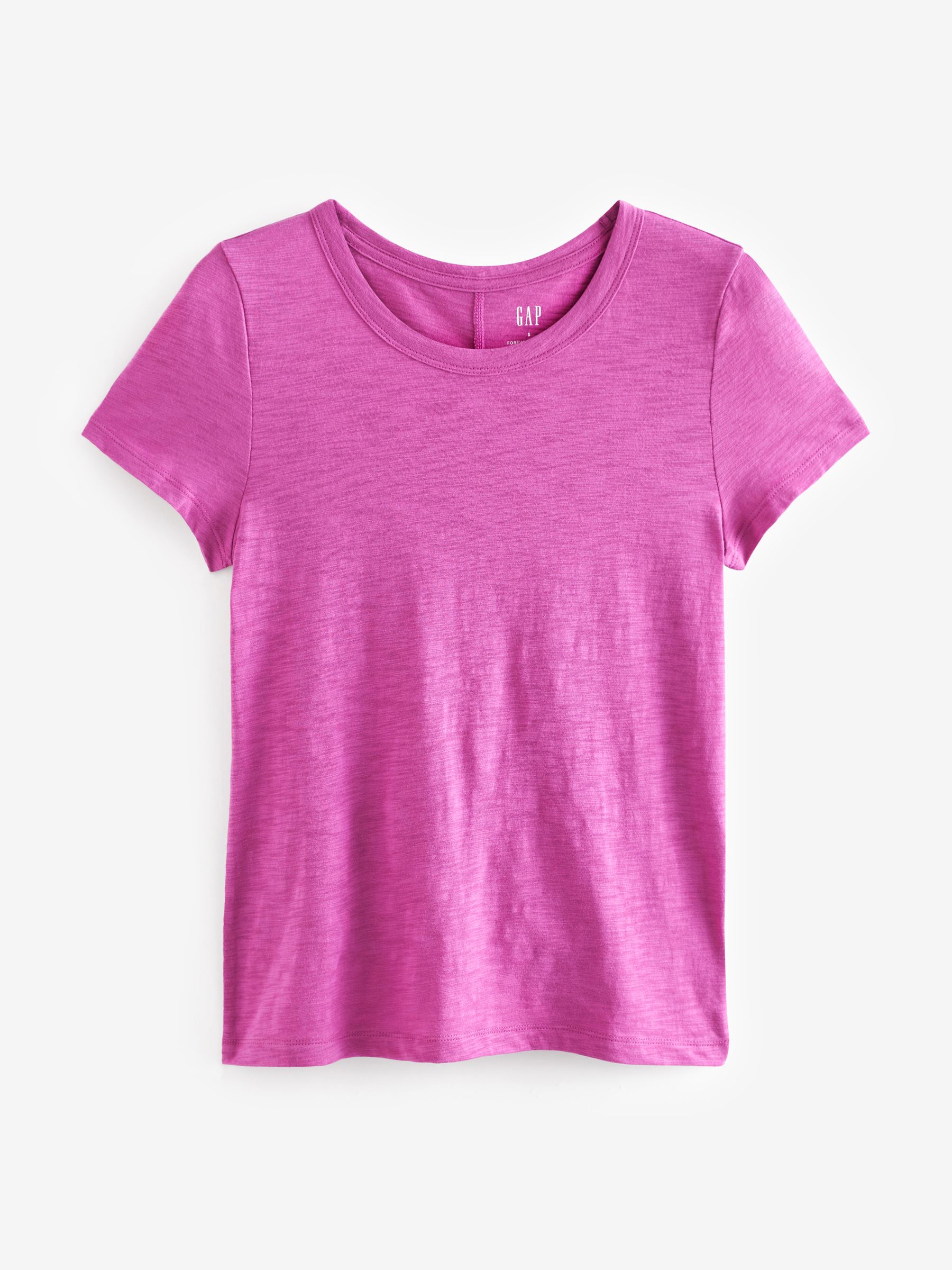 Pink Short Sleeve Crew Neck Forever Soft T-Shirt - Image 3 of 3 Pink Short Sleeve Crew Neck Forever Soft T-Shirt - Image 3 of 3
