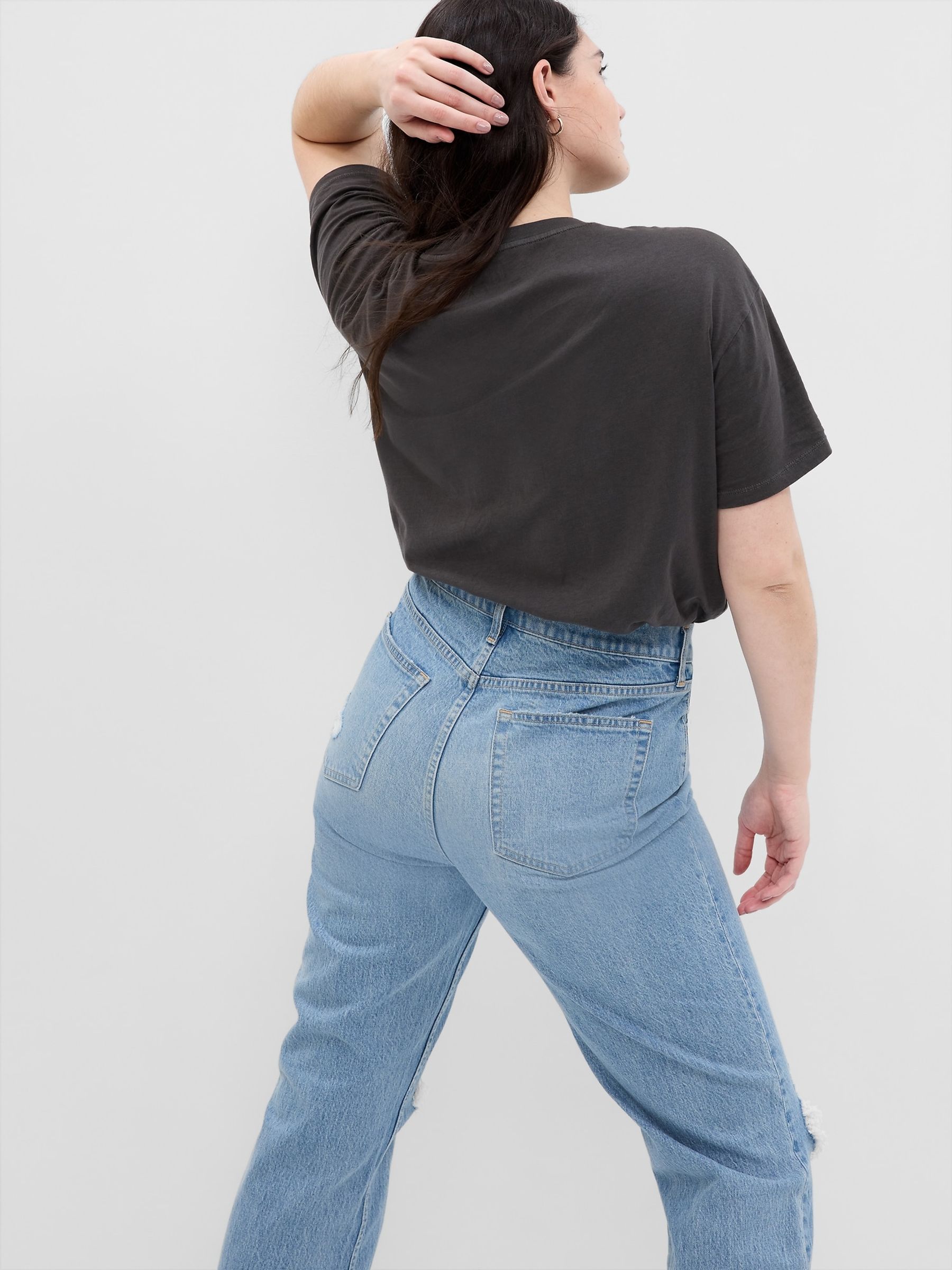 Dark Grey Floral Logo Short Sleeve Crew Neck T-Shirt - Image 2 of 5