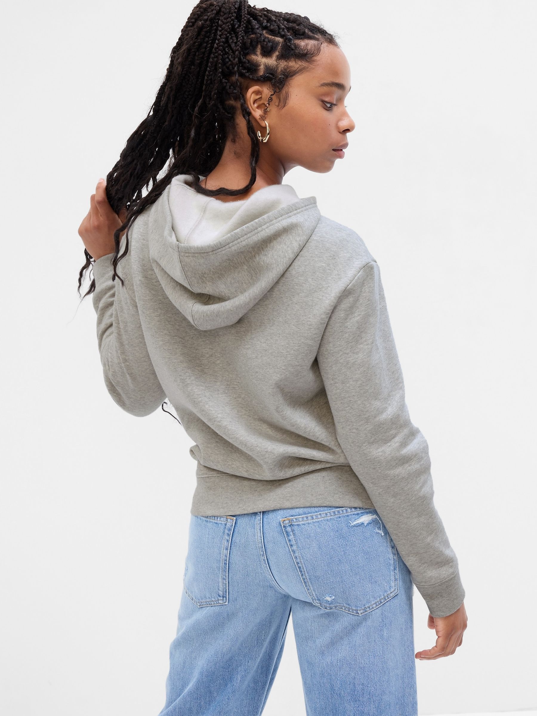 Grey Logo Hoodie - Image 2 of 9