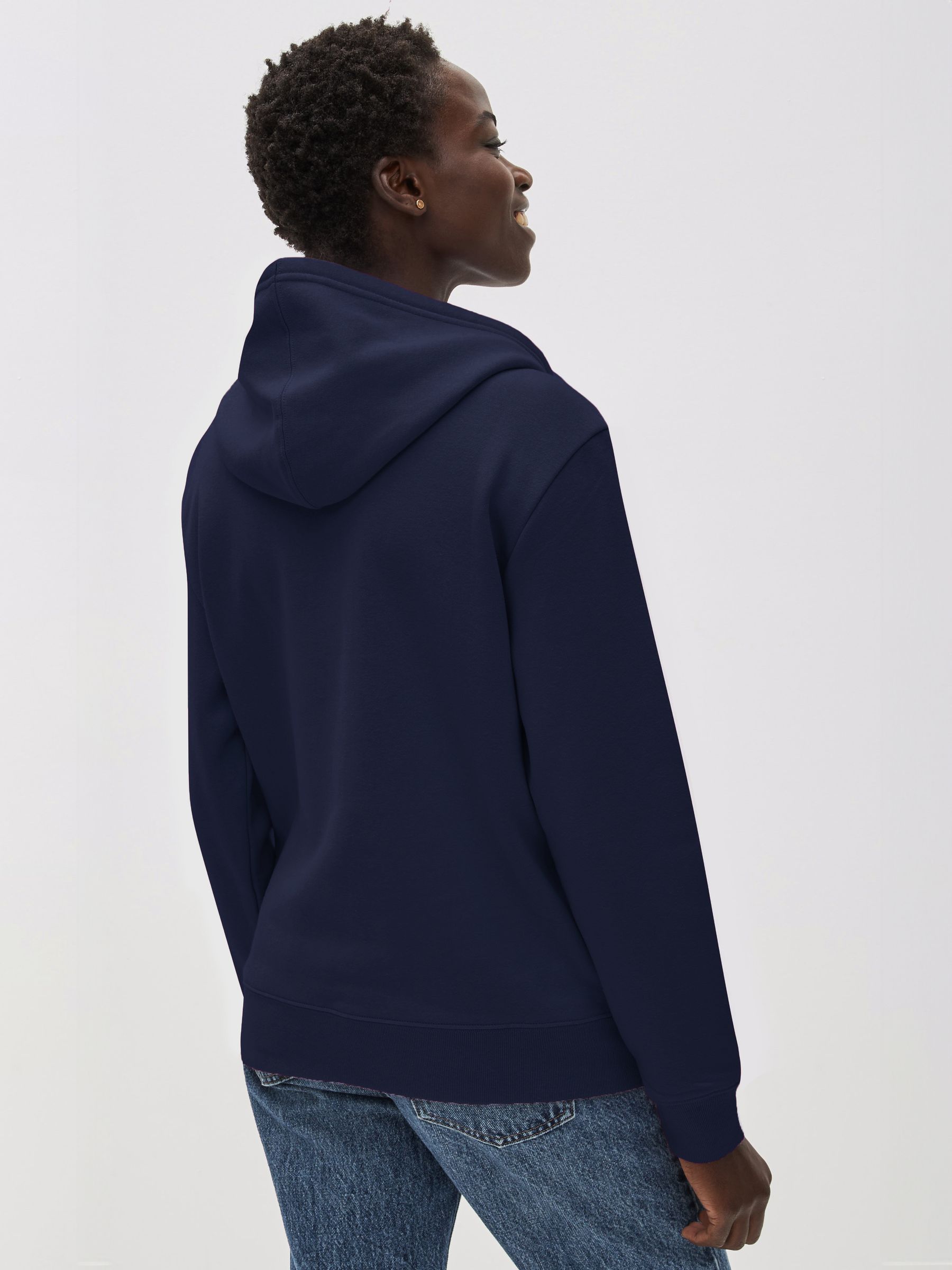 Navy Blue Logo Hoodie - Image 2 of 4