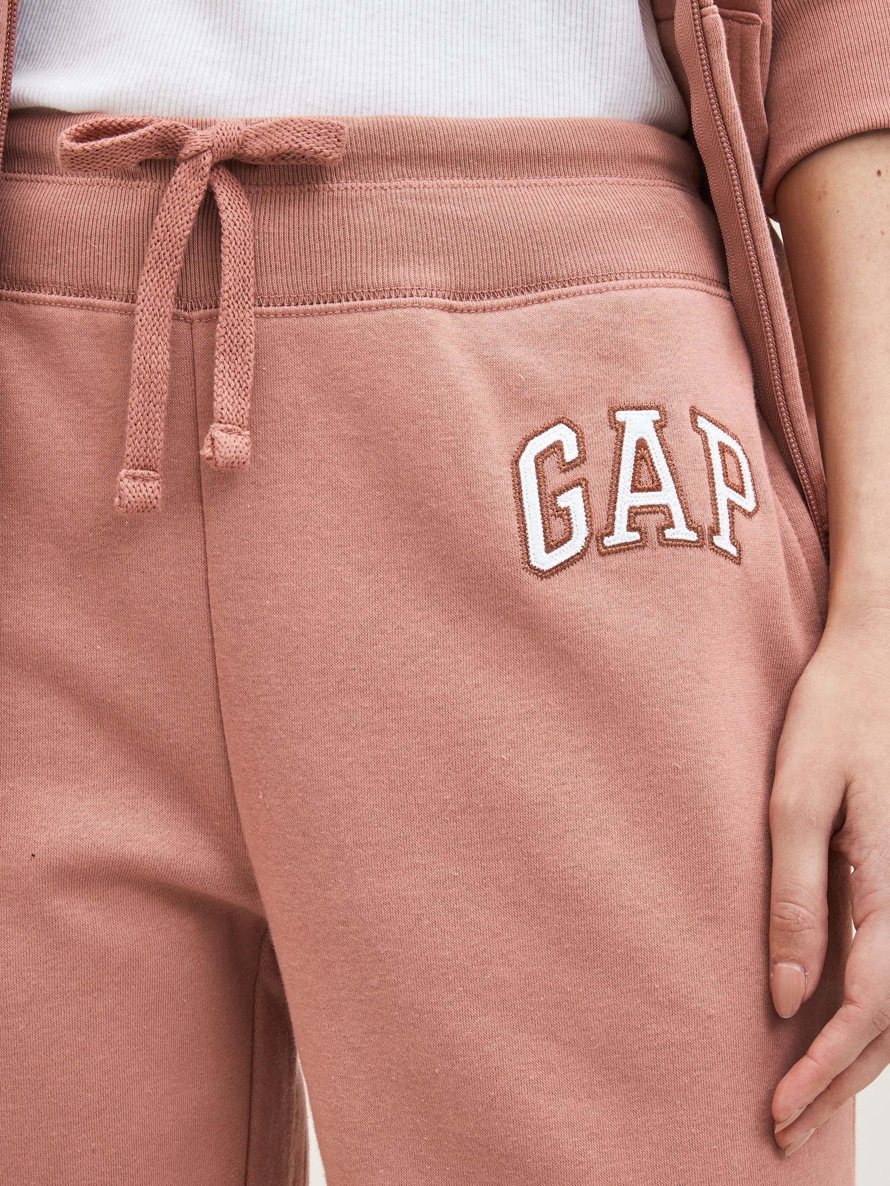 Blush Pink Vintage Arch Logo Joggers - Image 3 of 4