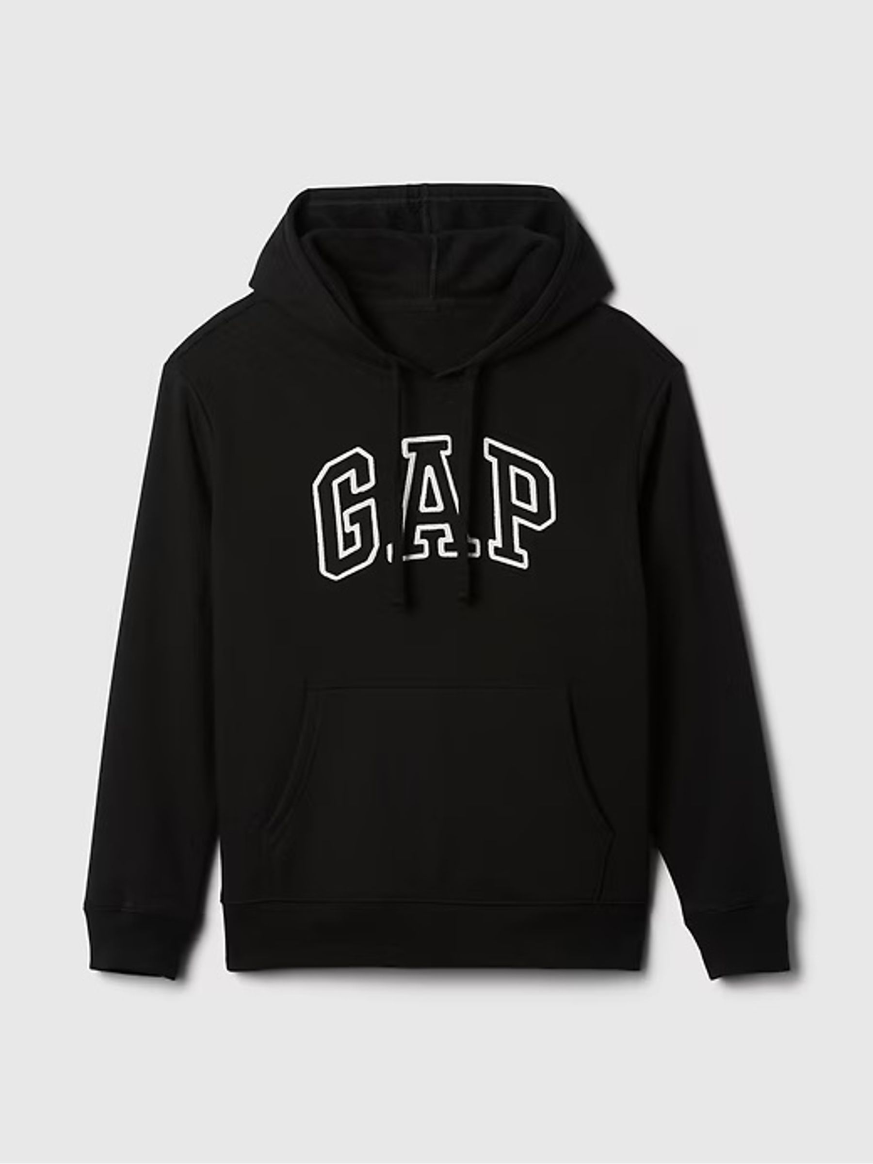 Black Pullover Logo Vintage Fleece-Lined Hoodie - Image 3 of 3