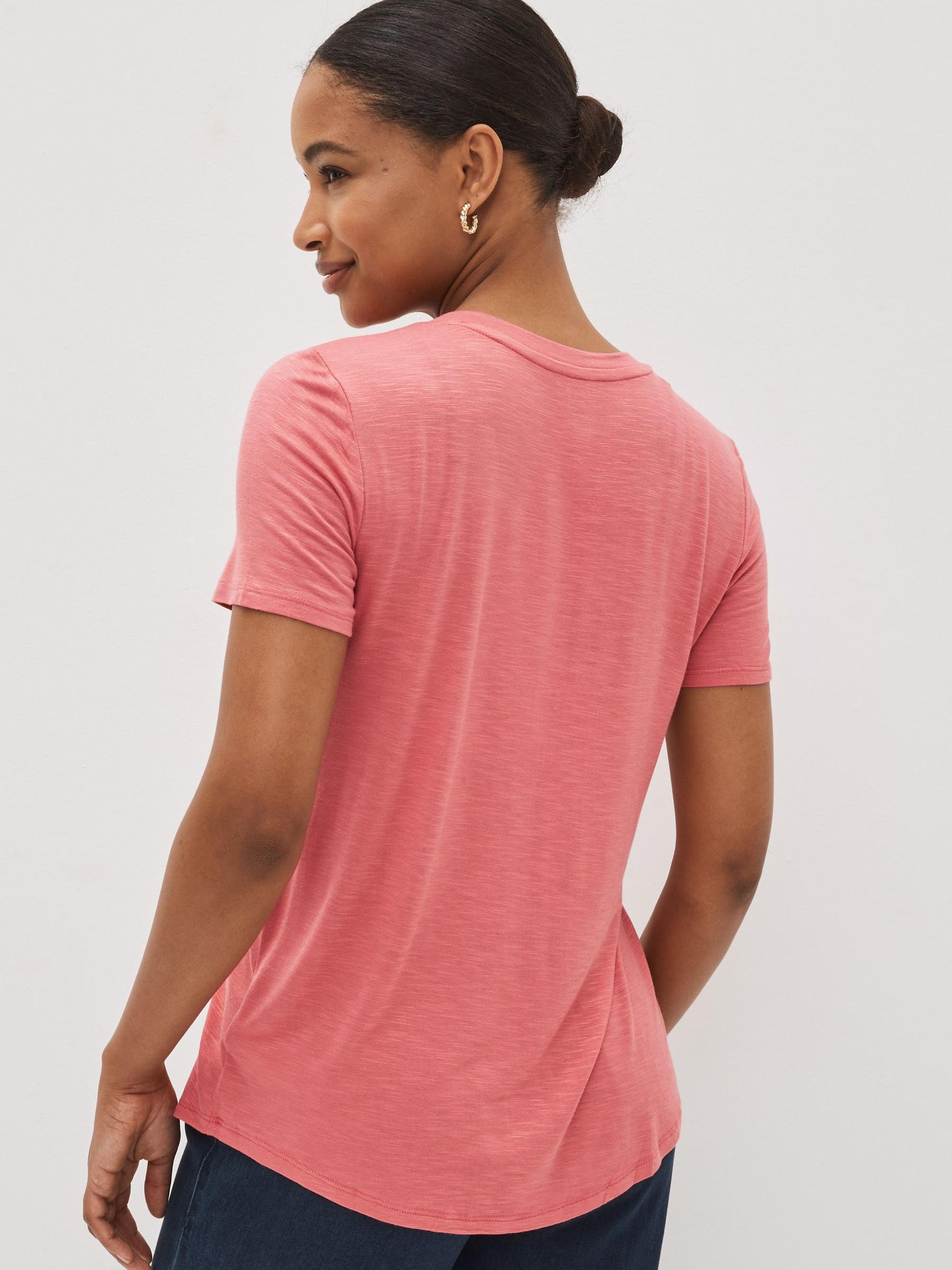 Luxe Short Sleeve V-Neck T-Shirt - Image 2 of 4